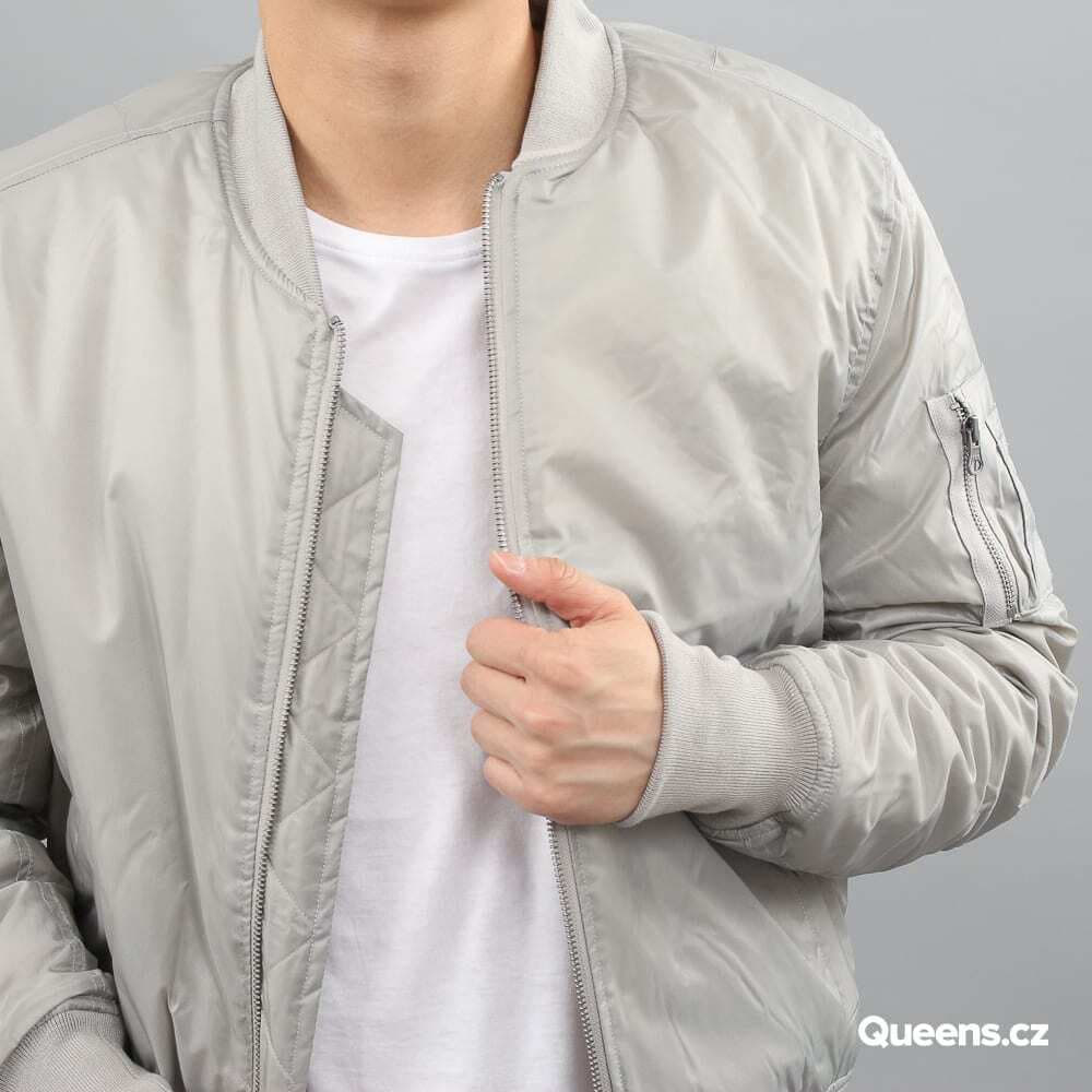 Jackets Urban Classics Basic Bomber Grey