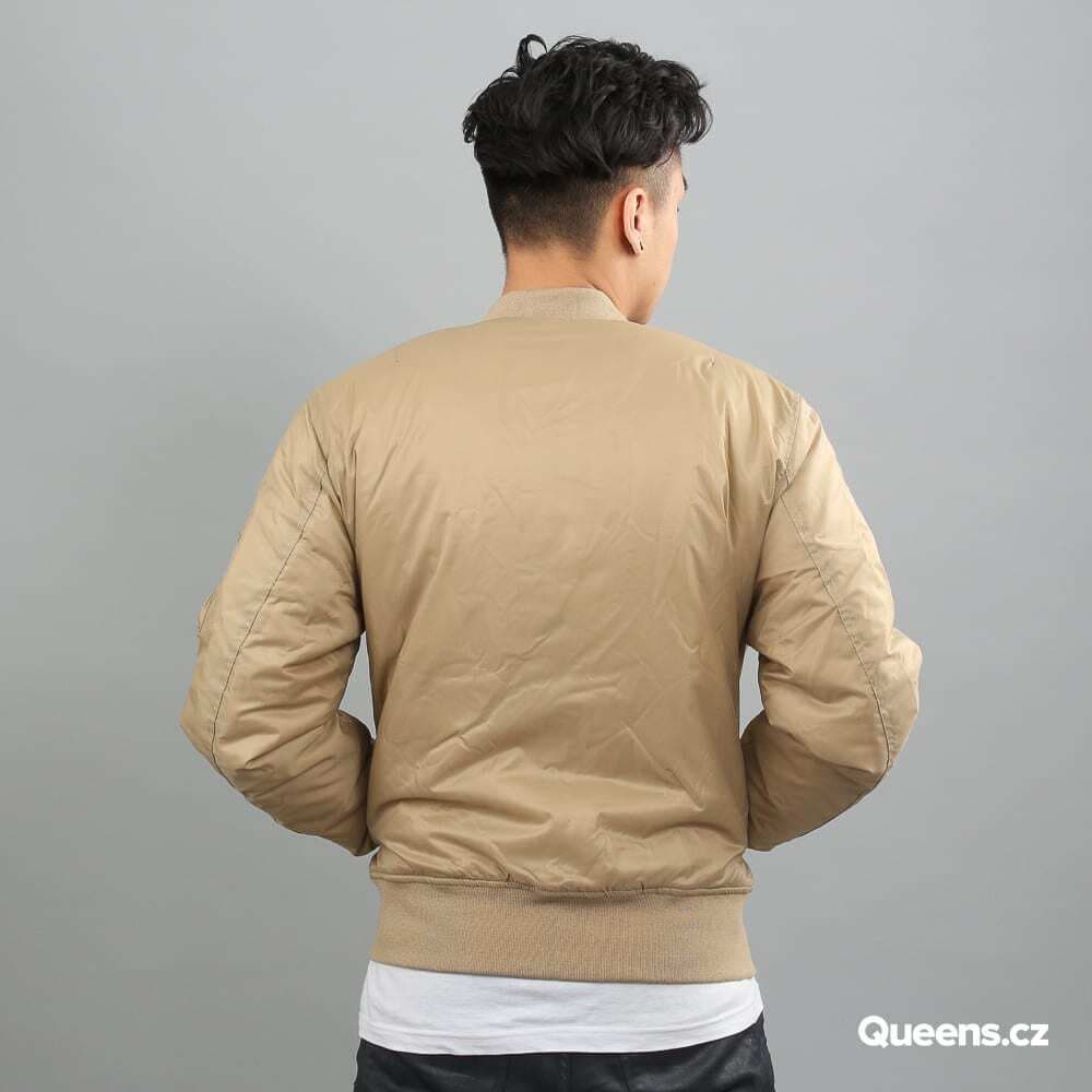 Jackets Urban Classics Basic Bomber Beige