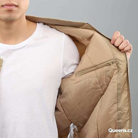 Jackets Urban Classics Basic Bomber Beige Queens