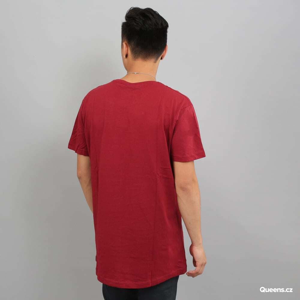 T-shirts Urban Classics Shaped Long Tee Wine