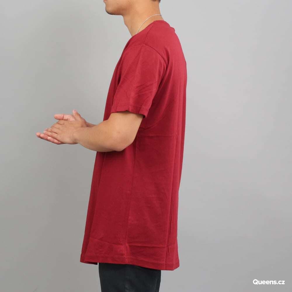 T-shirts Urban Classics Shaped Long Tee Wine