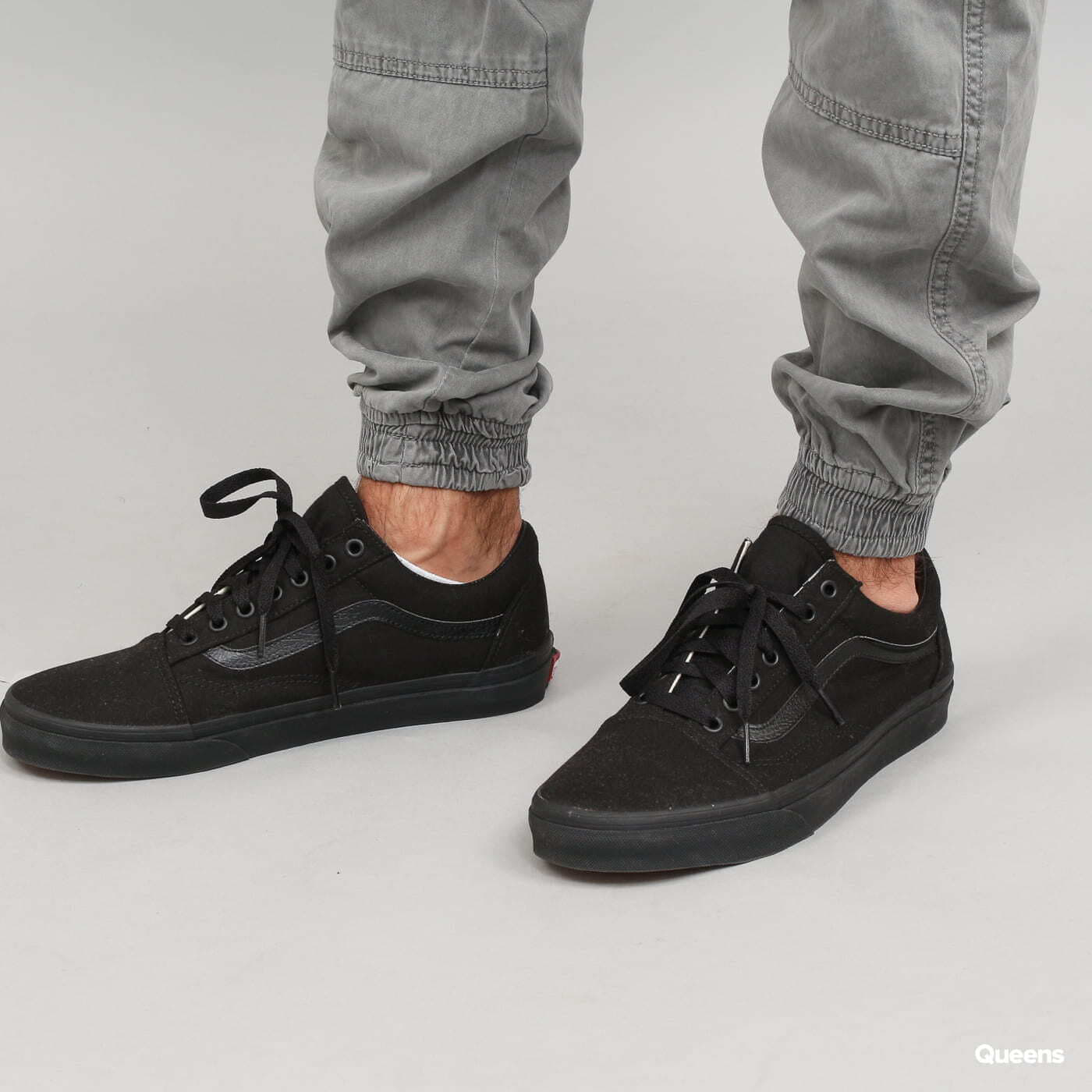 Cargo Hosen Urban Classics Washed Cargo Twill Jogging Pants Grey
