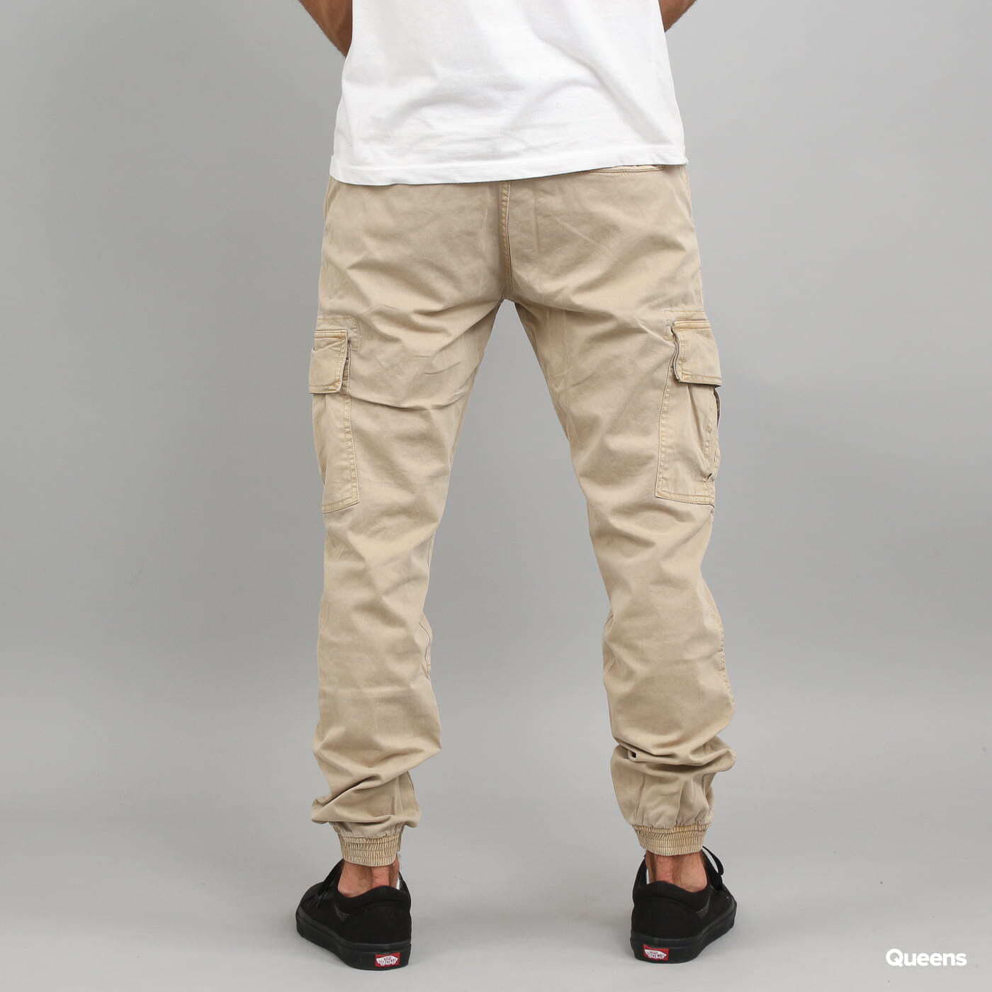 Штани-карго Urban Classics Washed Cargo Twill Jogging Pants Beige