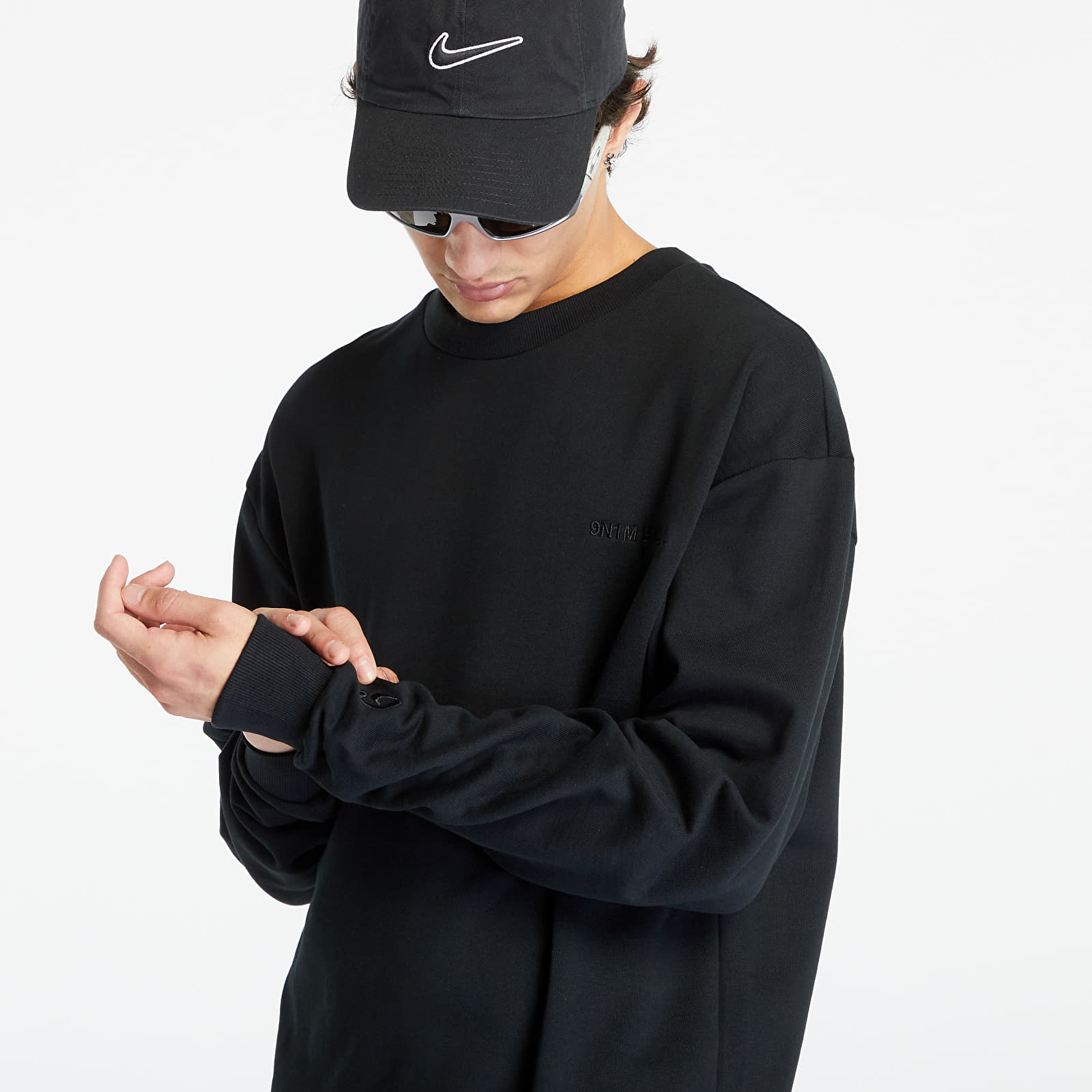 Sweatshirts 9N1M SENSE. Sense Essential Crewneck Black