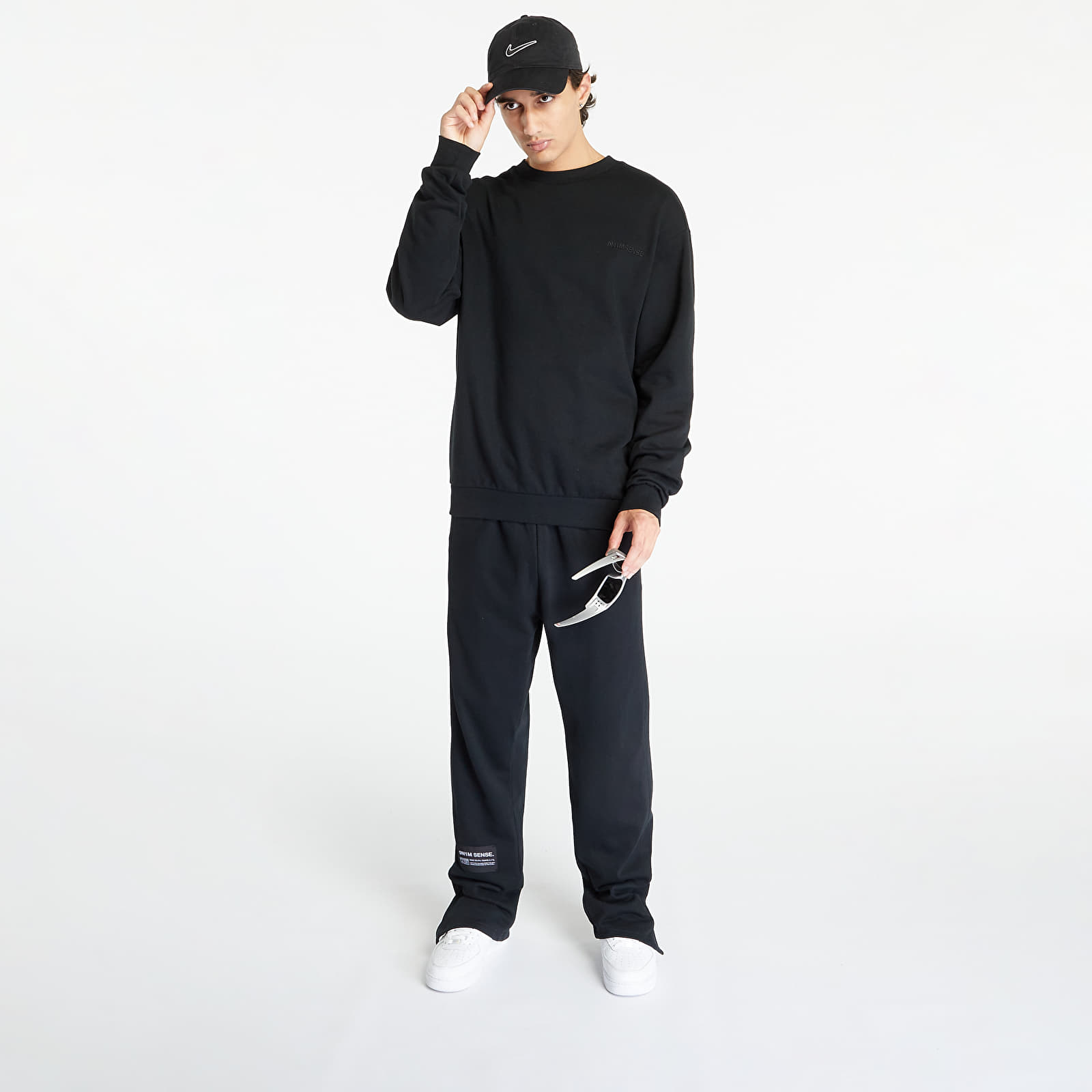 Sweatshirts 9N1M SENSE. Sense Essential Crewneck Black