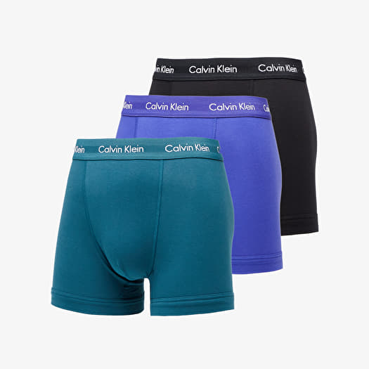Boxer shorts Calvin Klein Athletic Cotton Stretch Trunk 2 Pack Black