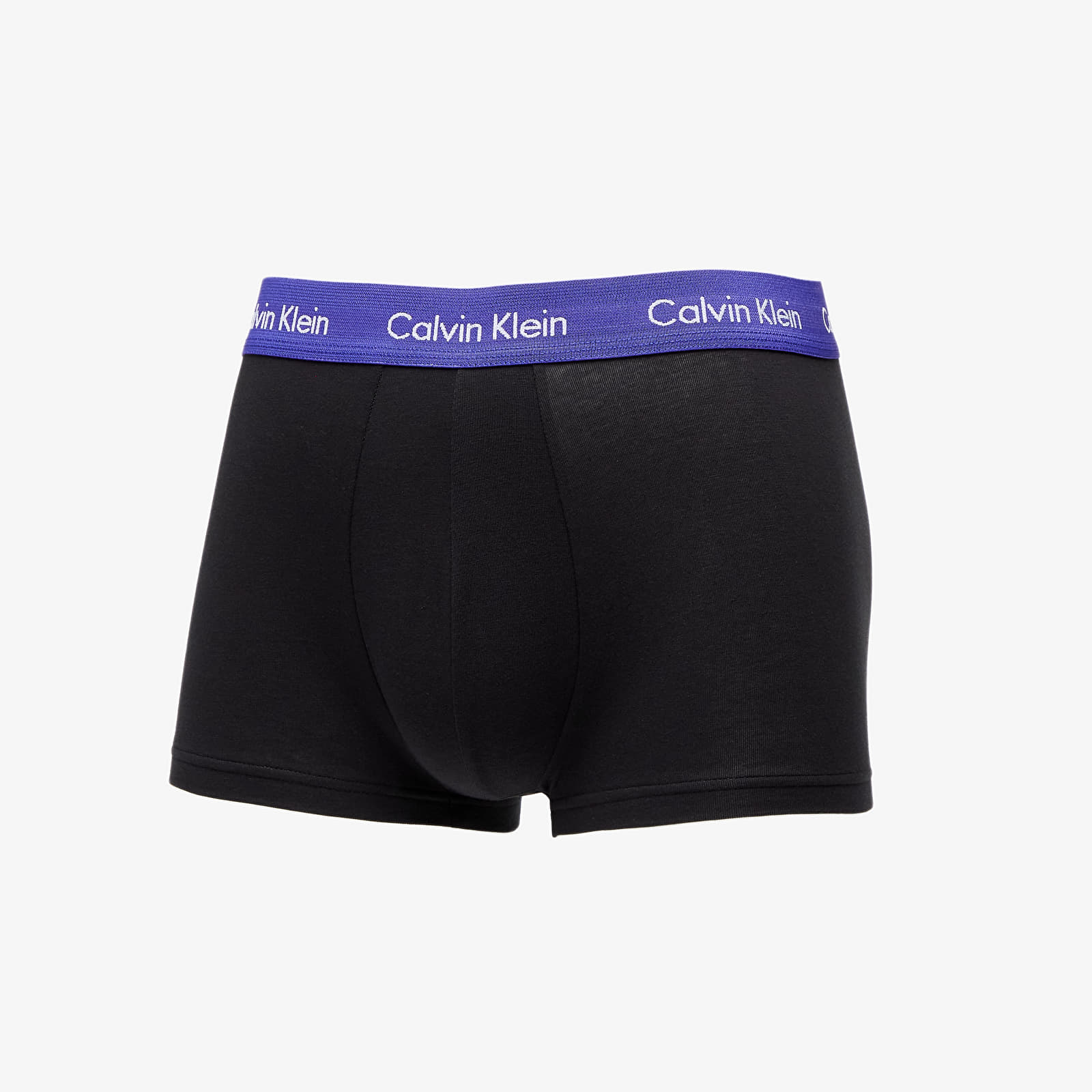 Boxershorts Calvin Klein Cotton Stretch Classic Fit Low Rise Trunk Black/ Off White/ Black/ Purple