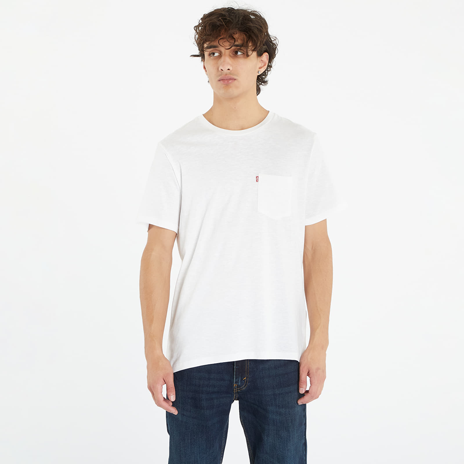 Levi's T-Shirt Uomo SS Classic Pocket Tee, Cotone, Colore Indigo Wash Heather, Taglia XXL
