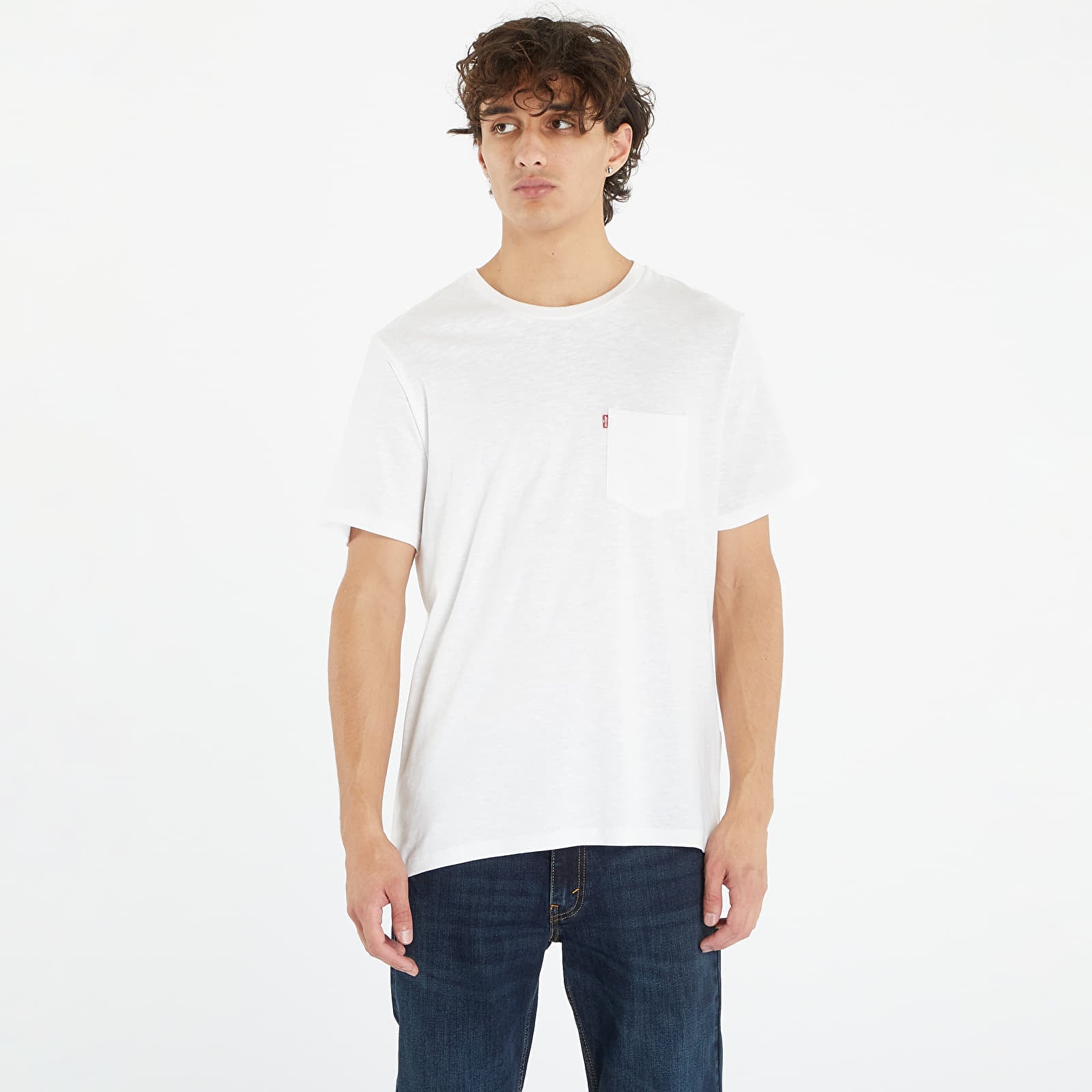 Levi's T-Shirt Uomo SS Classic Pocket Tee, Cotone, Colore Indigo Wash Heather, Taglia XXL