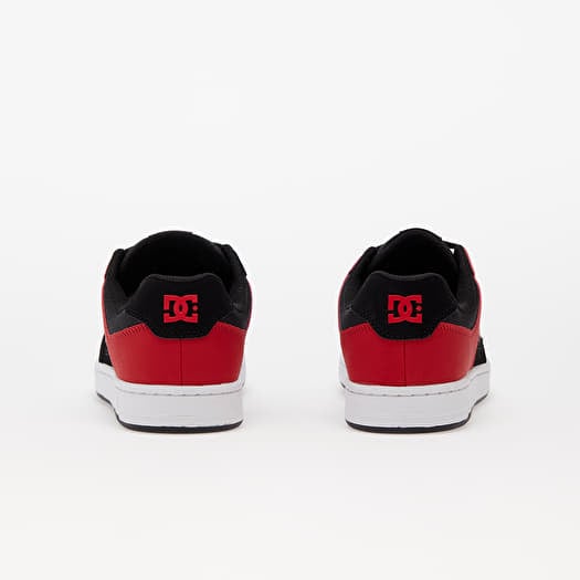 Red and black athletic 2025 shoes