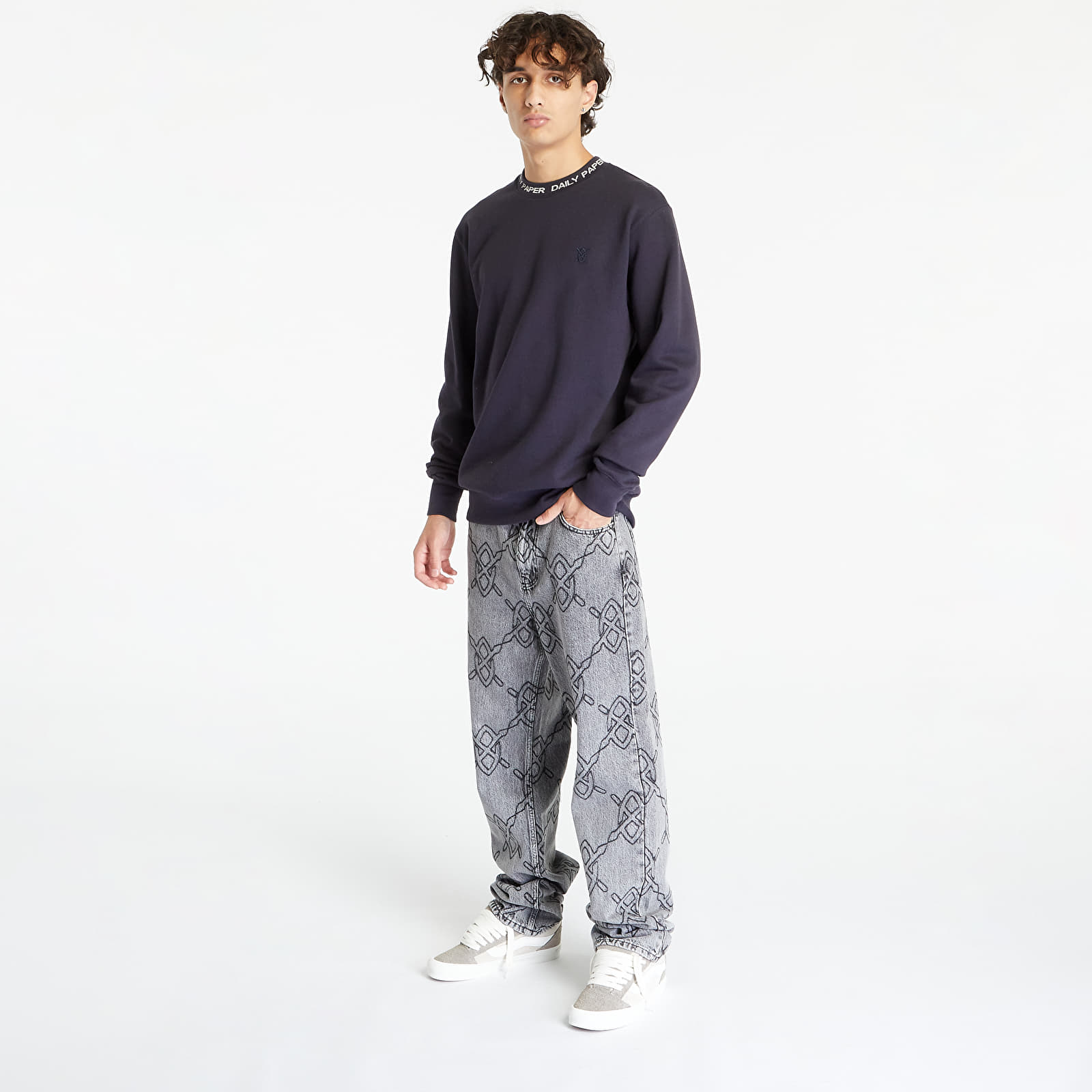 Hættetrøjer og sweatshirts Daily Paper Erib Sweater Deep Navy