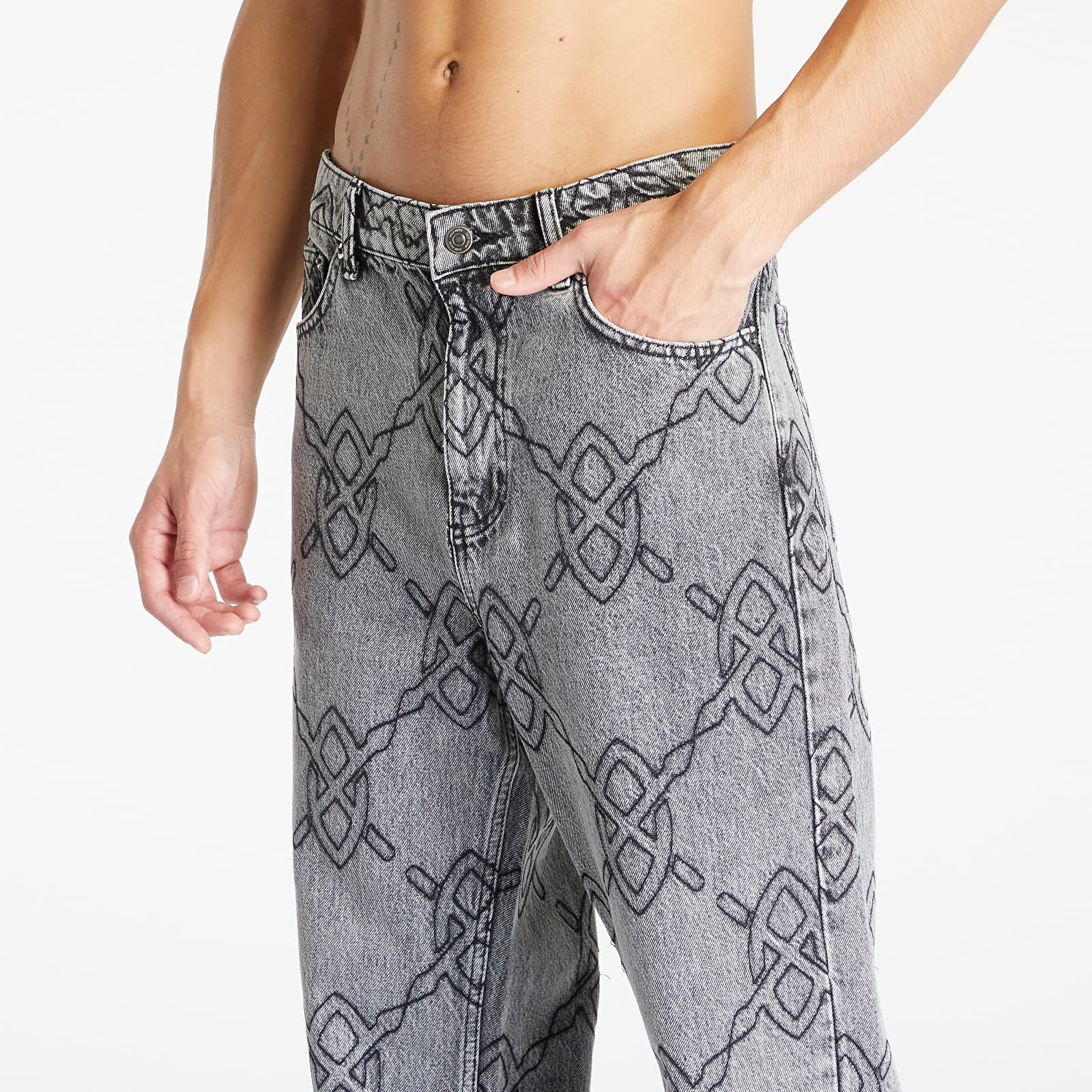 Jeans Daily Paper Rahul Pants Mid Grey