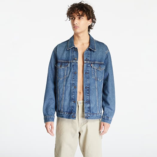 Kurtka Levi's ® Relaxed Fit Trucker Jacket Med Indigo - Worn In