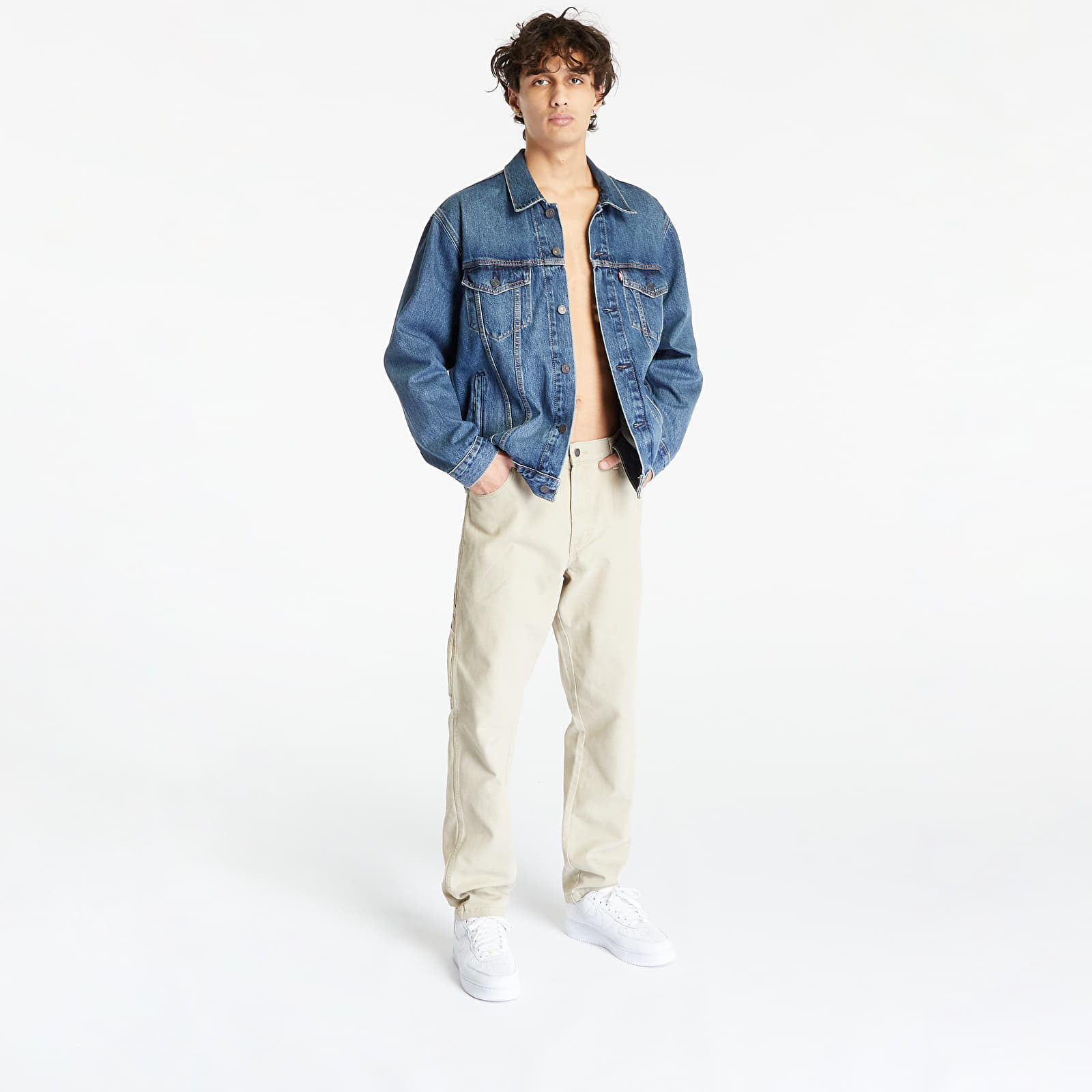 Jacken Levi's ® Relaxed Fit Trucker Jacket Med Indigo - Worn In