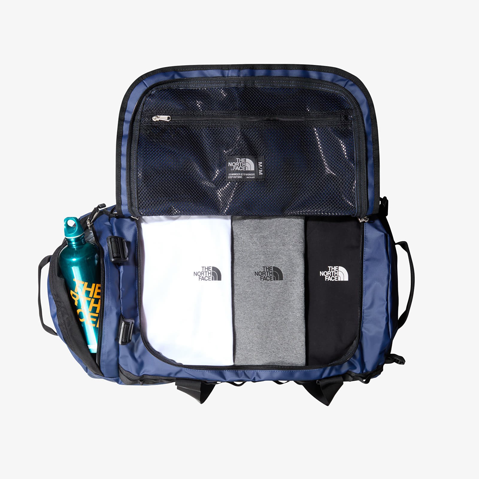 Genți crossbody The North Face Base Camp Duffel - M Summit Navy/ TNF Black