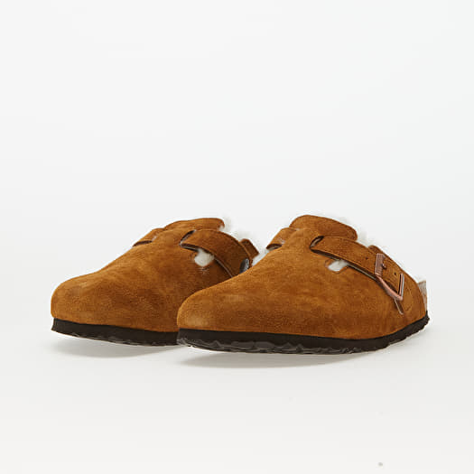Men's shoes Birkenstock Boston Suede Leather Mink