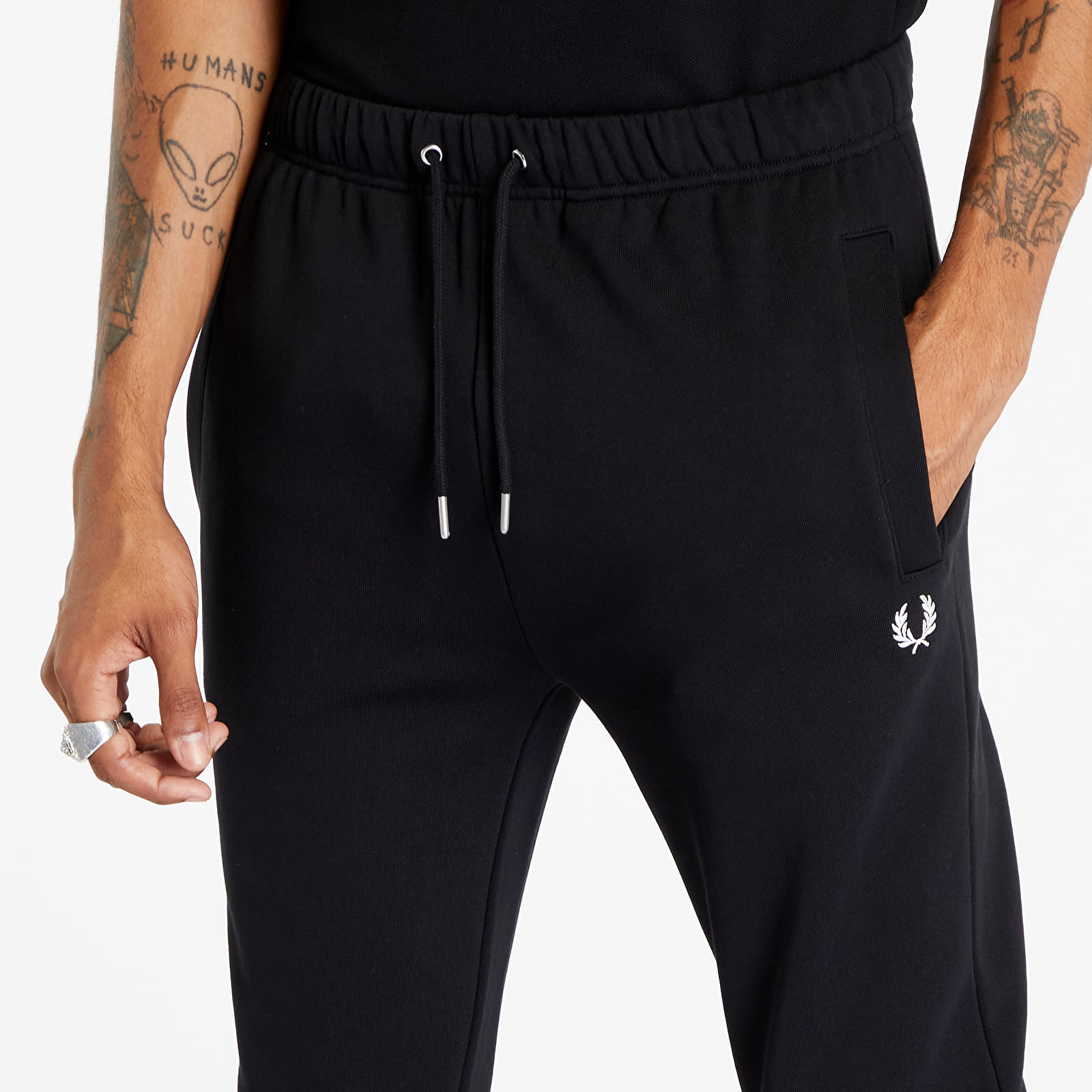 Jogginghosen FRED PERRY Loopback Sweatpant Black