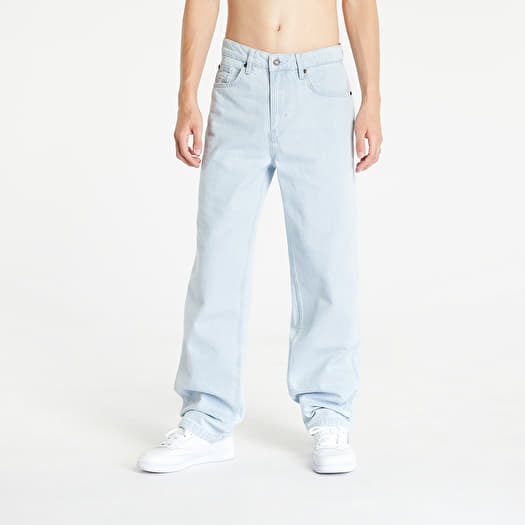 Karl Kani Small Signature Baggy Five Pocket Denim Bleached Blue