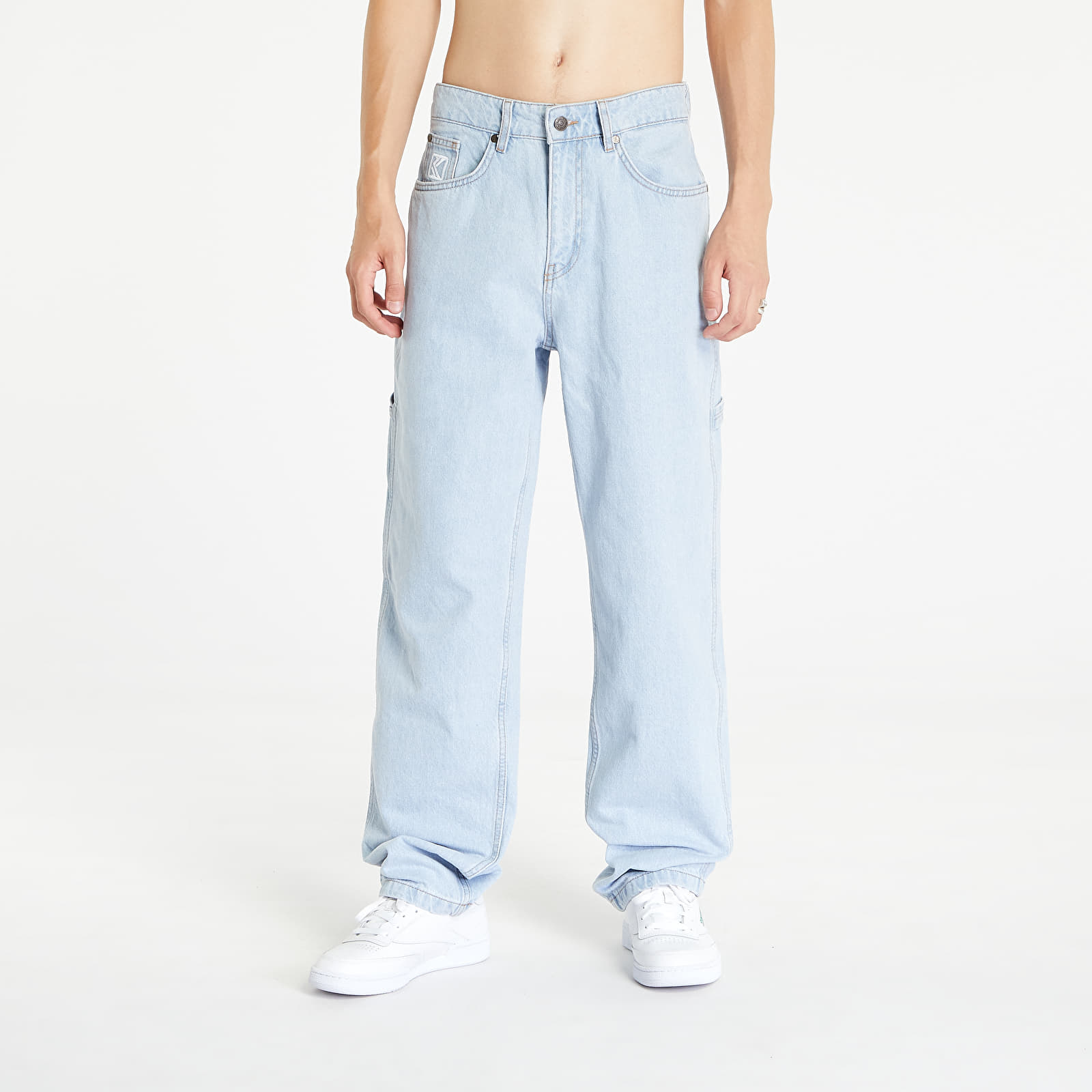 Pants Karl Kani Retro Baggy Workwear Denim Light Blue