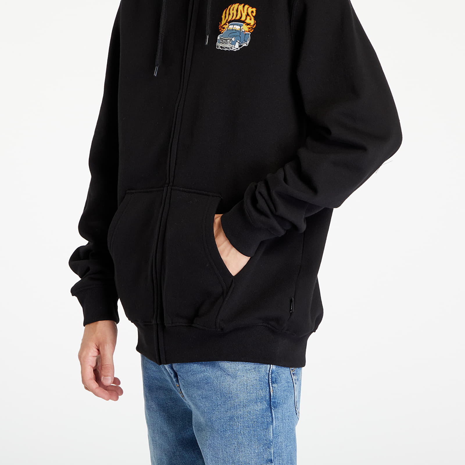 Φούτερ Vans Hot Rod Zip Hood Black