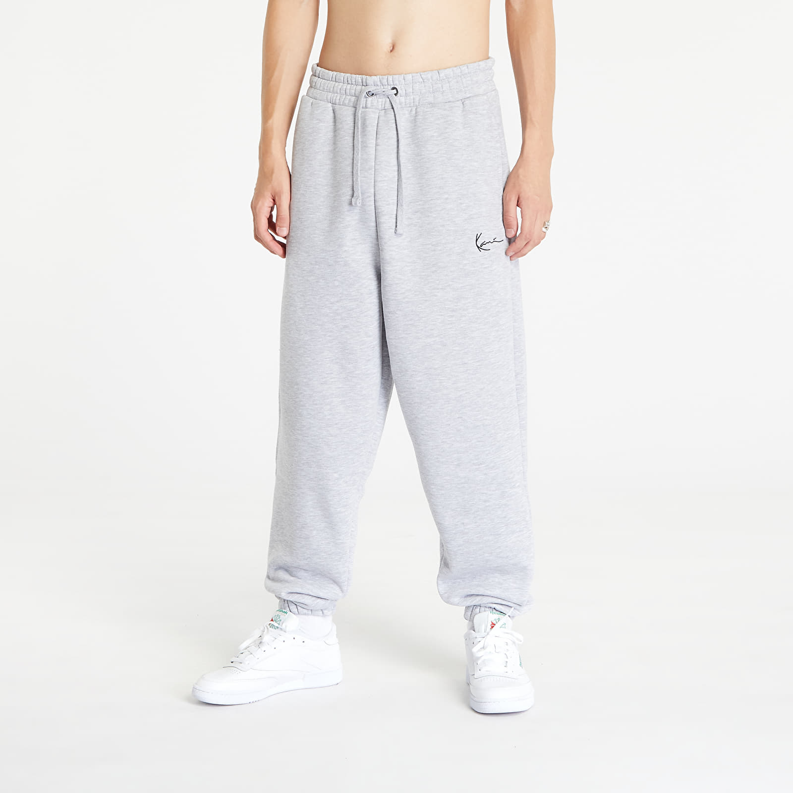 Jeans og bukser Karl Kani Small Signature Essential Regular Fit Sweatpants Ash Grey