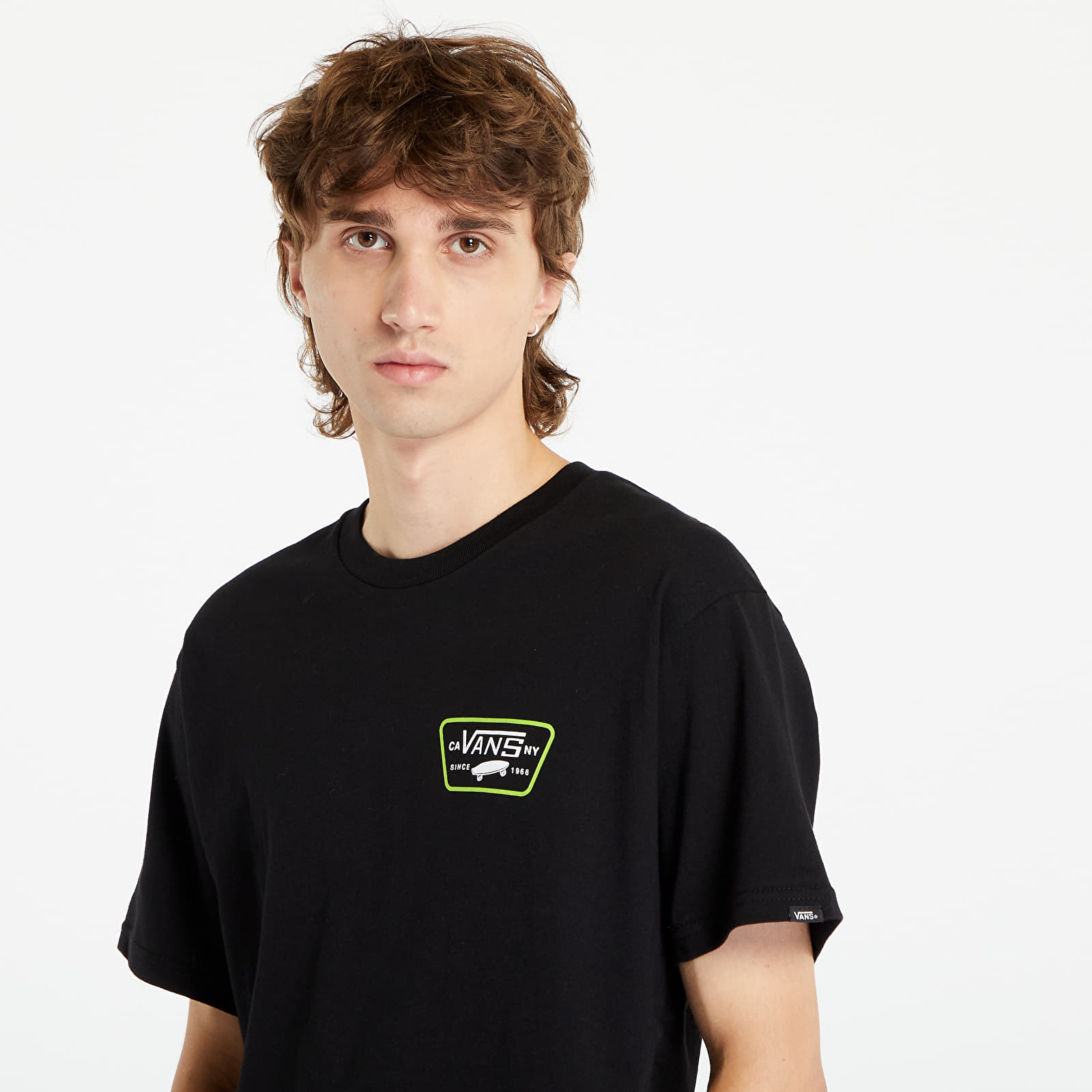 T-krekli Vans Full Patch Back Ss Tee Black/ Lime
