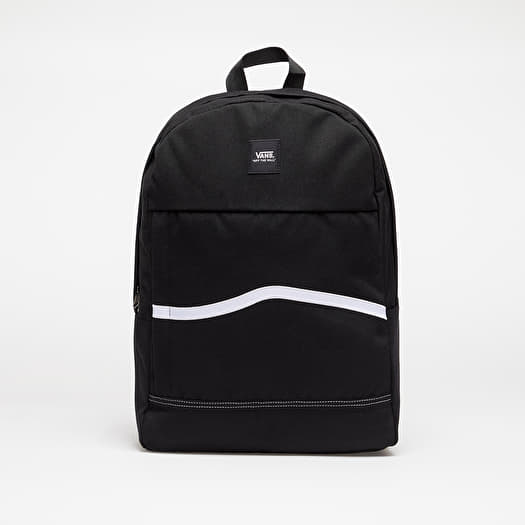 Vans realm backpack outlet black and white