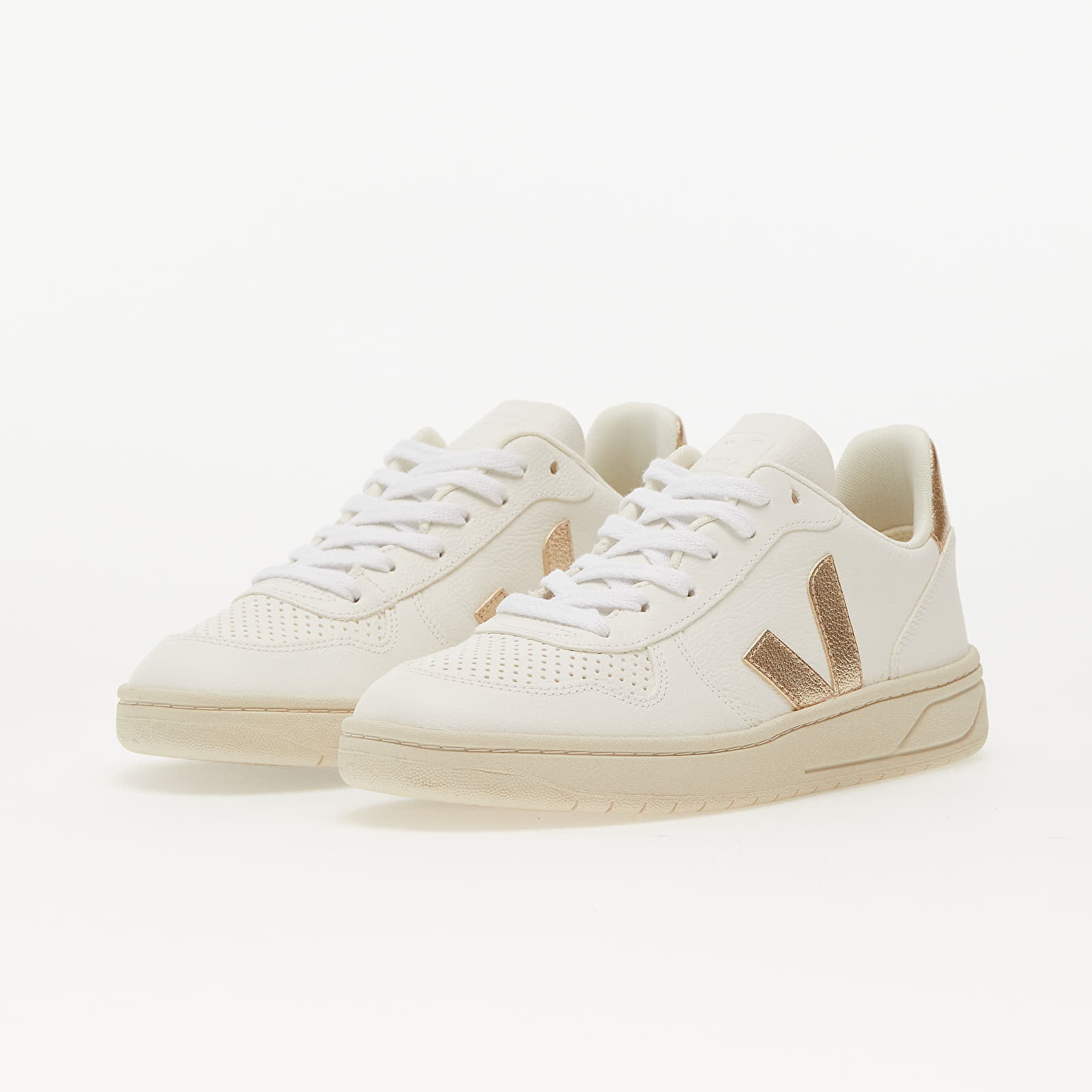 Sneakers og sko til kvinder Veja W V-10 Chfree Extra-White/ Platine