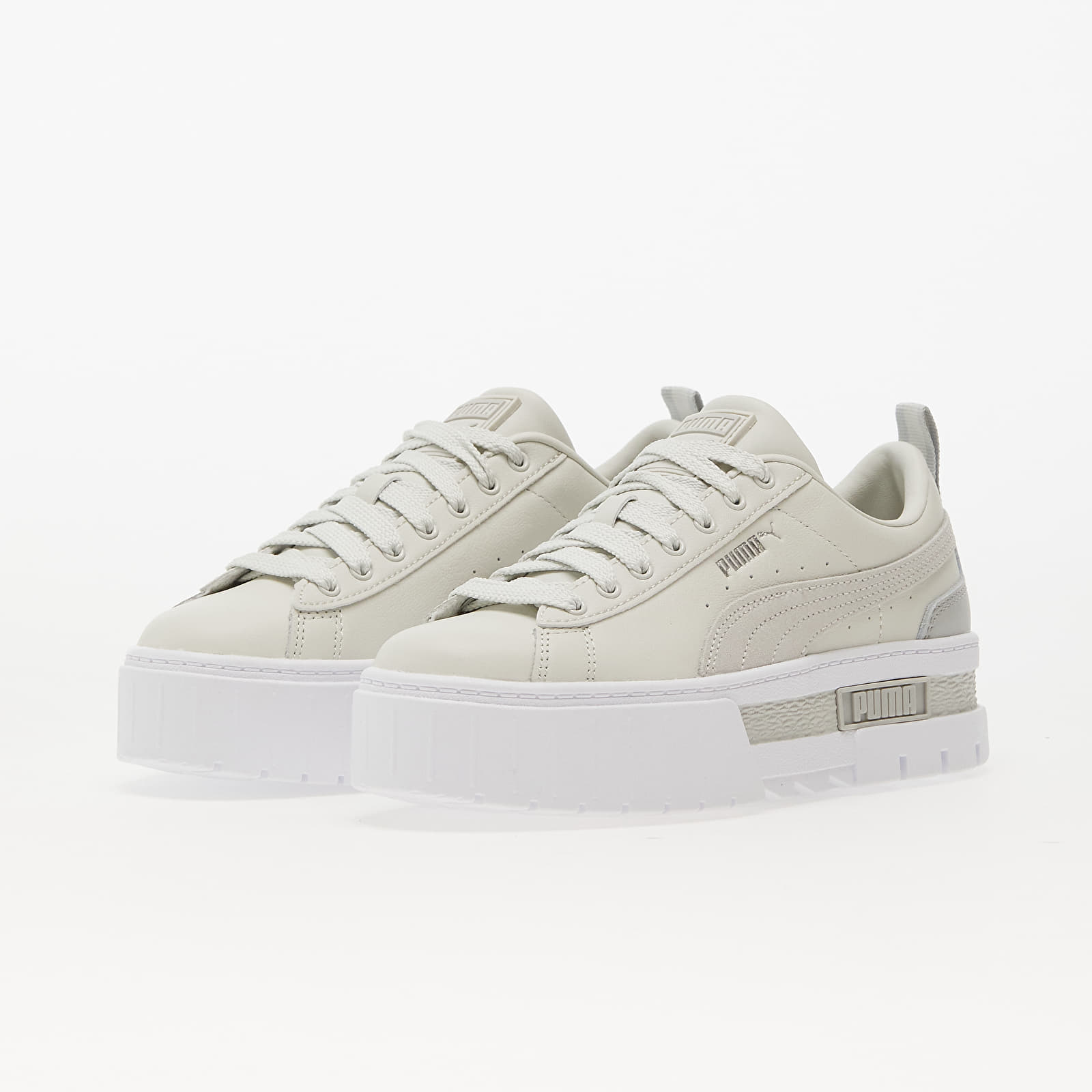 Women's sneakers and shoes Puma Mayze Lth Wn's Gray