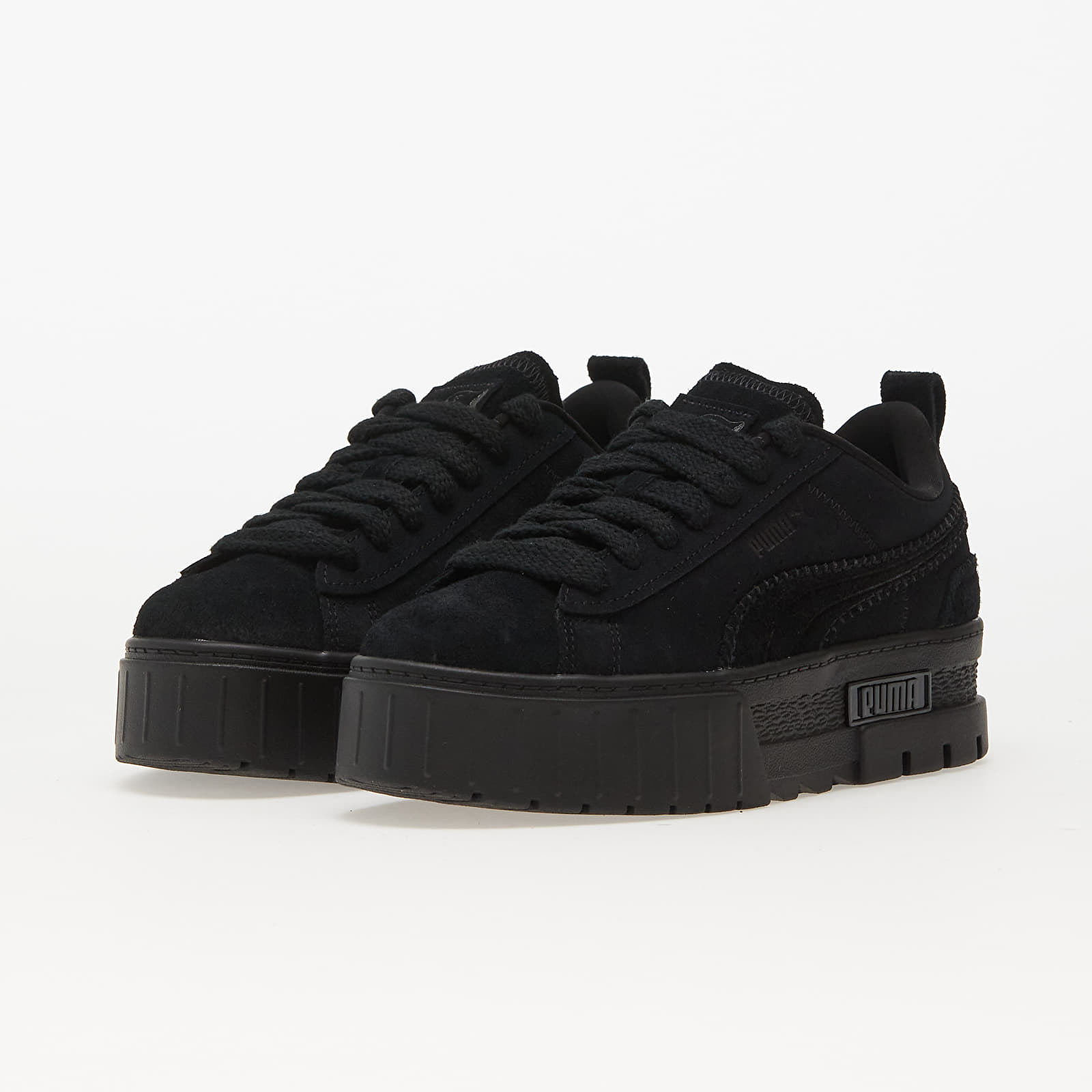 Sneakers och skor för kvinnor Puma Mayze Reclaim Suede Wns Black