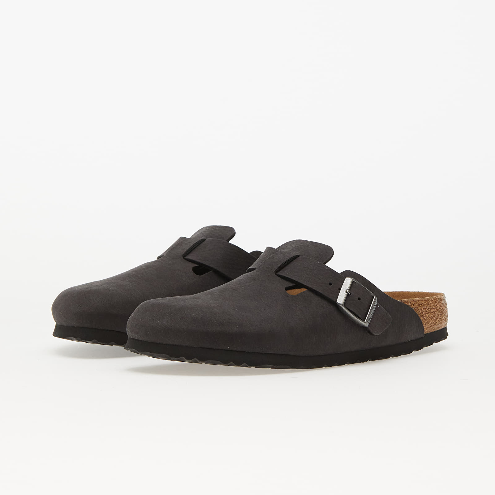 Мъжки кецове и обувки Birkenstock Boston Micro Fibre Desert Dust Black