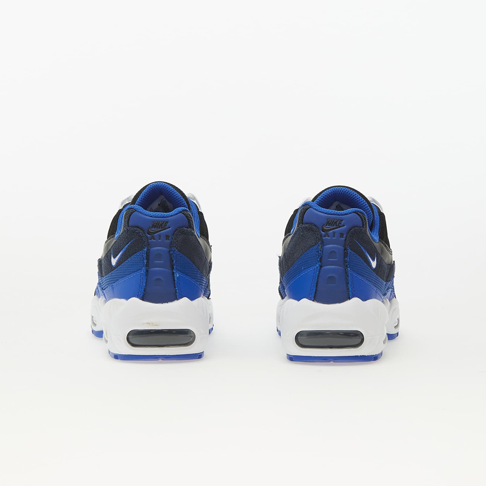 Scarpe e scarpe da ginnastica da uomo Nike Air Max 95 Black White Tm Royal Deep Royal Blue Queens