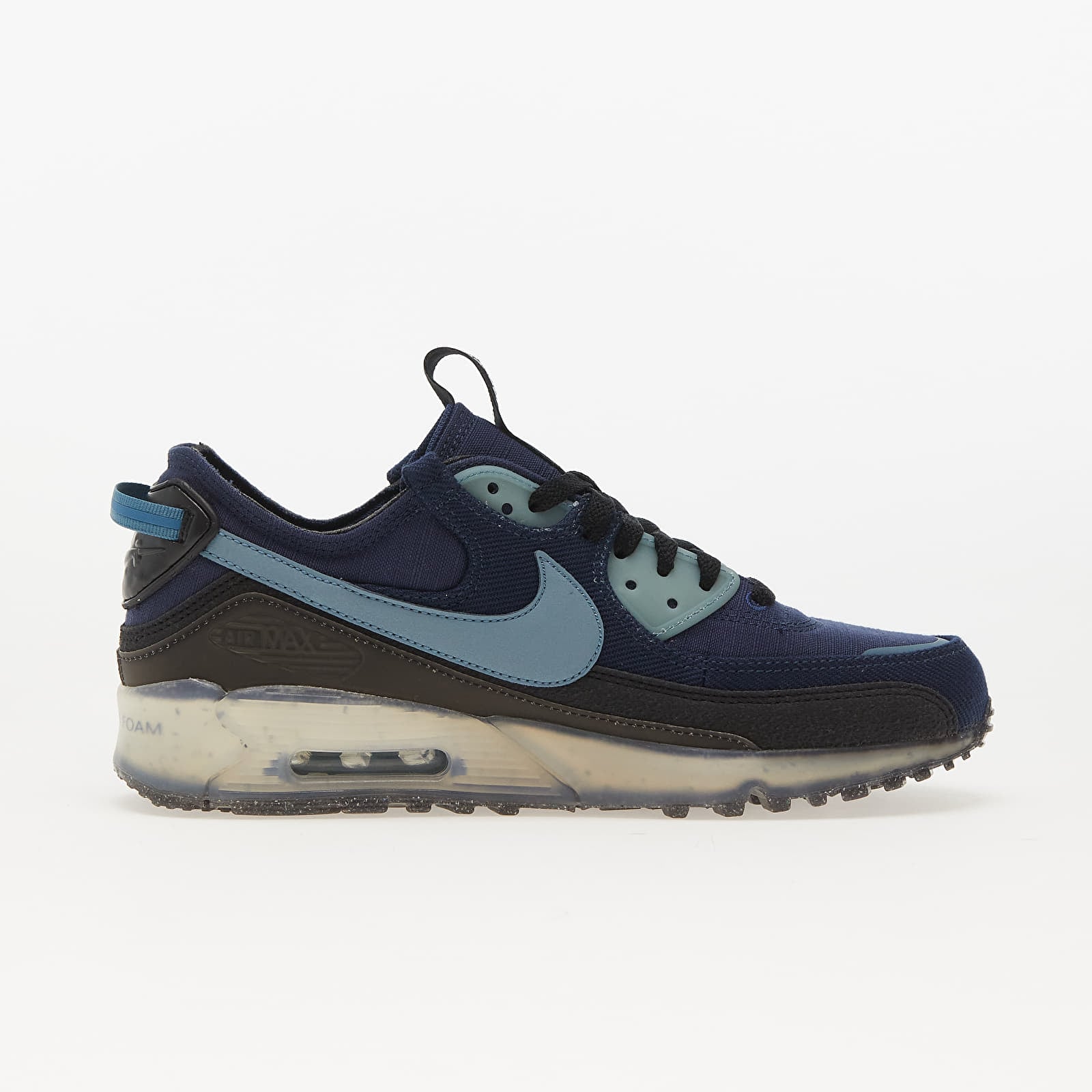 Men's sneakers and shoes Nike Air Max Terrascape 90 Midnight Navy/ Noise Aqua-Obsidian-Black