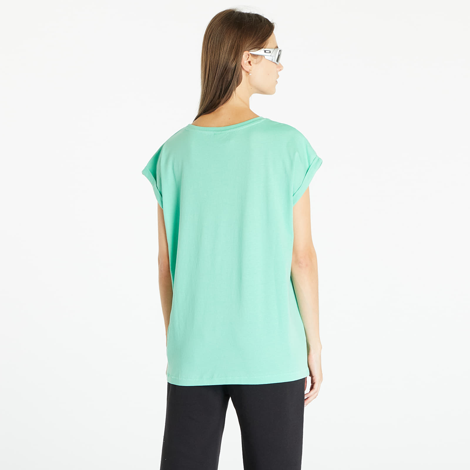 Marškinėliai Urban Classics Ladies Extended Shoulder Tee Fresh Seed