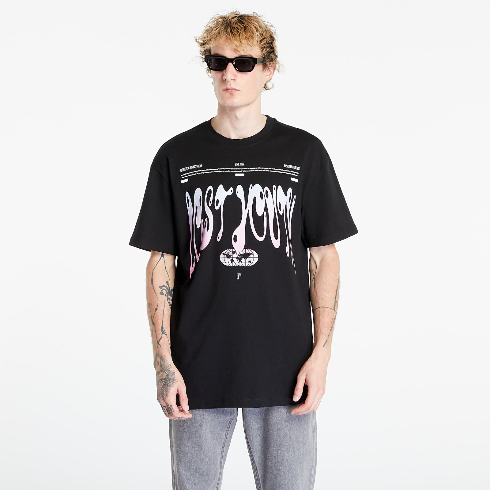 Koszulki Lost Youth Tee Authentic Black