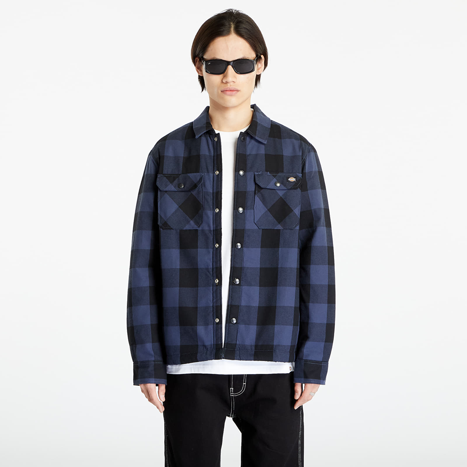 Shirts Dickies Lined Sacramento Shirt Navy Blue