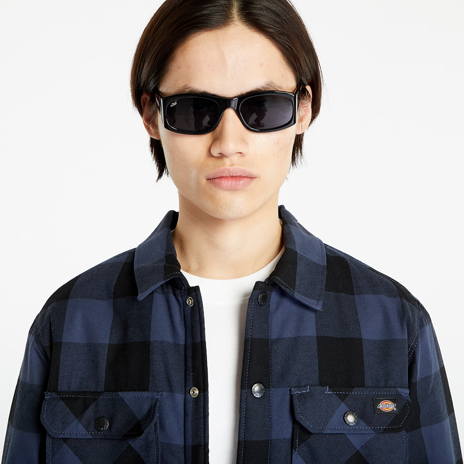 Shirts Dickies Lined Sacramento Shirt Navy Blue