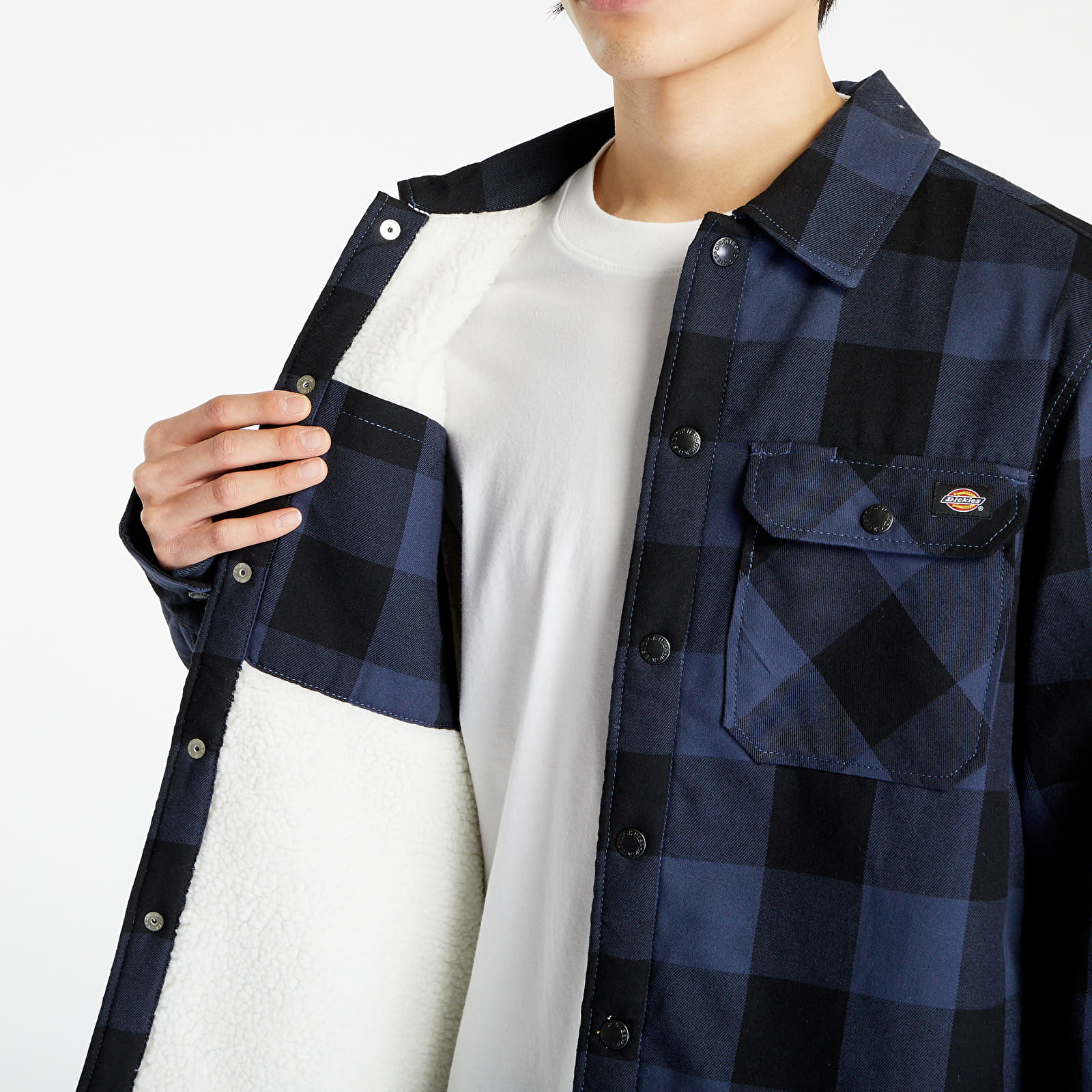Shirts Dickies Lined Sacramento Shirt Navy Blue