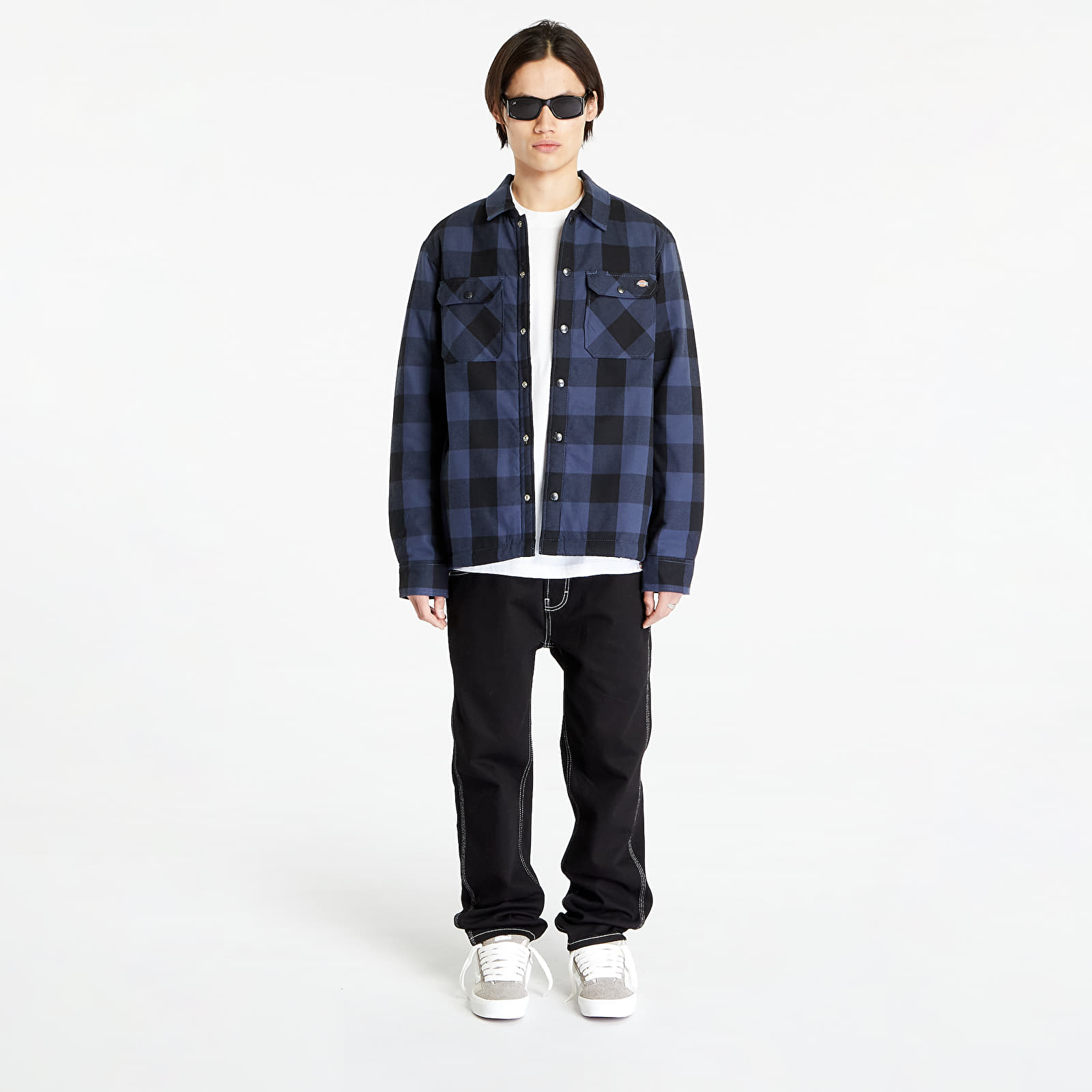 Shirts Dickies Lined Sacramento Shirt Navy Blue
