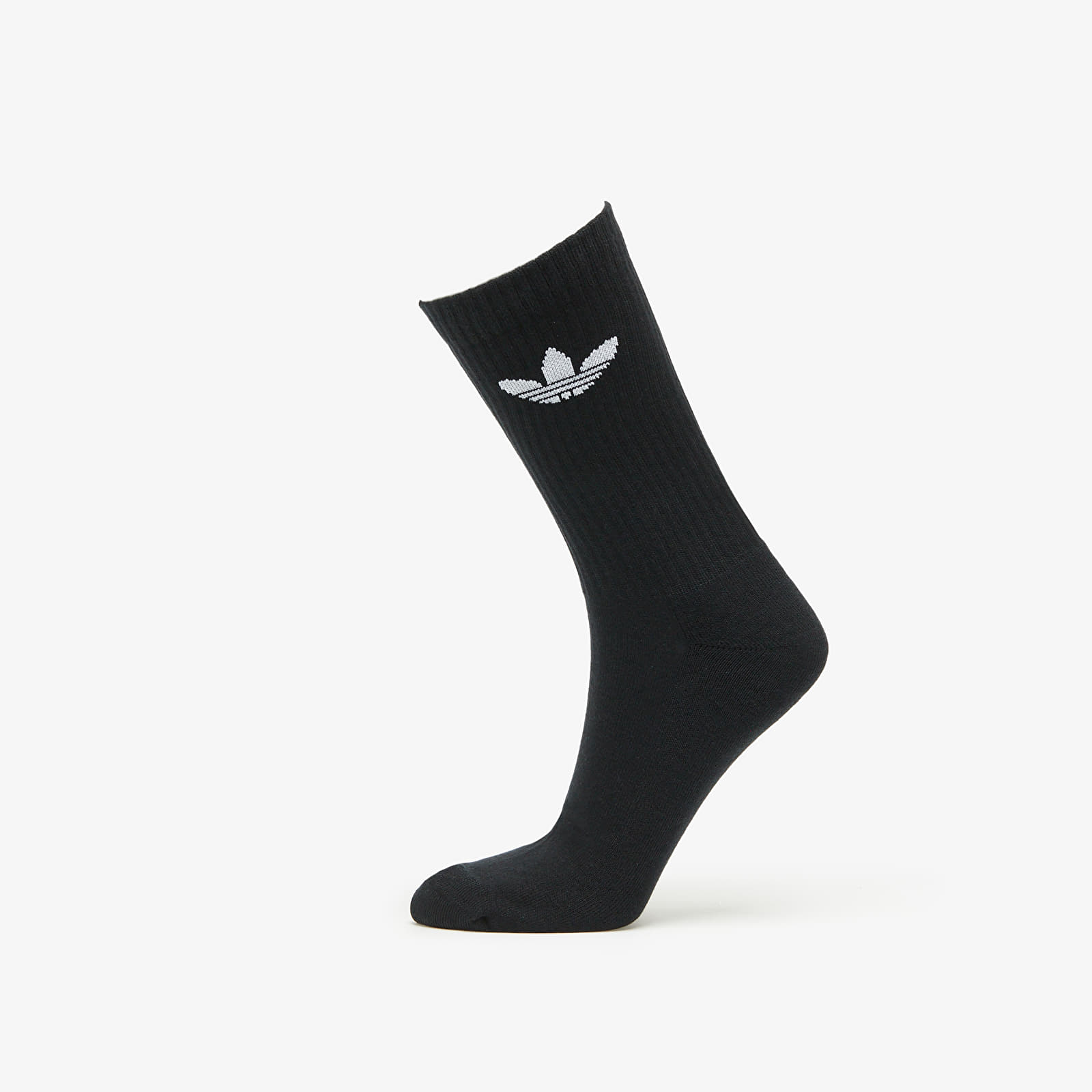 Sokid adidas Originals Trefoil Cushion Crew Socks 3-Pack Black