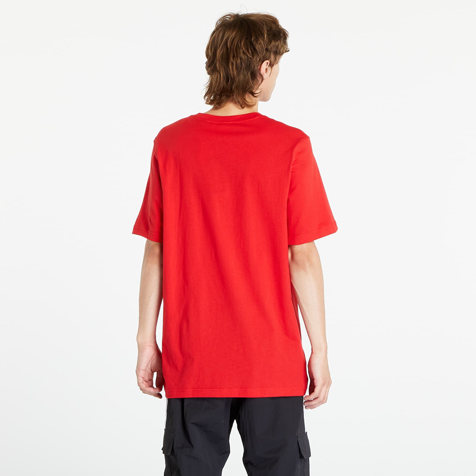 T-krekli adidas Originals Essential Tee Better Scarlet / White