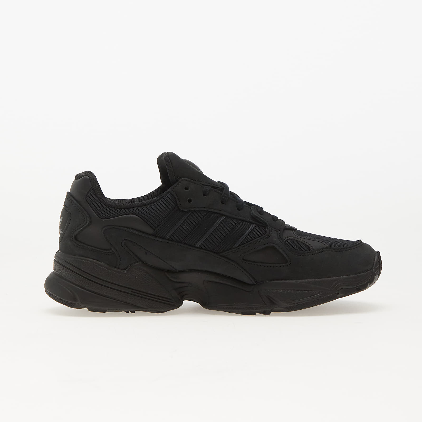 All black adidas falcon on sale