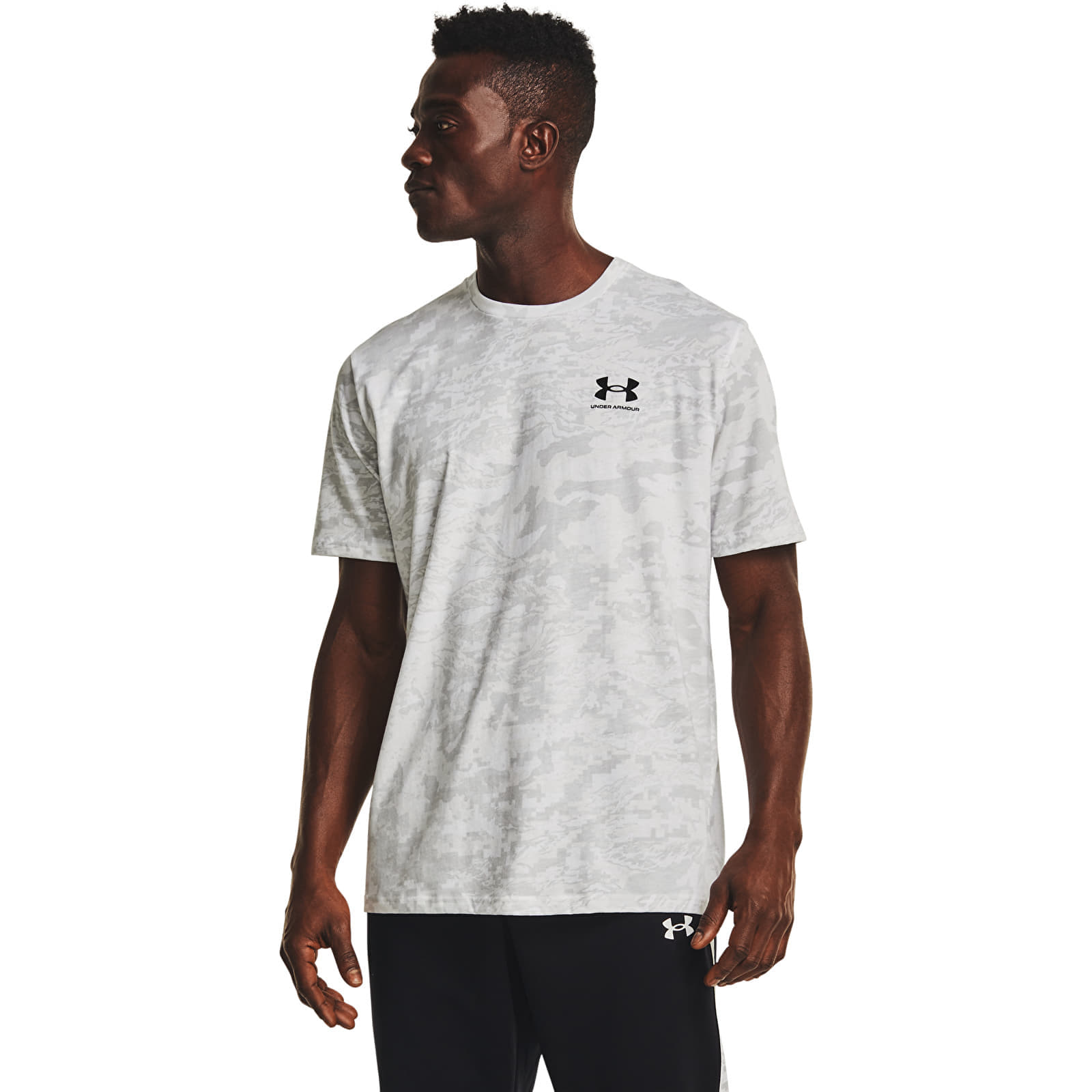 Camisetas Under Armour Under Armour Abc Camo SS White/ Mod Gray