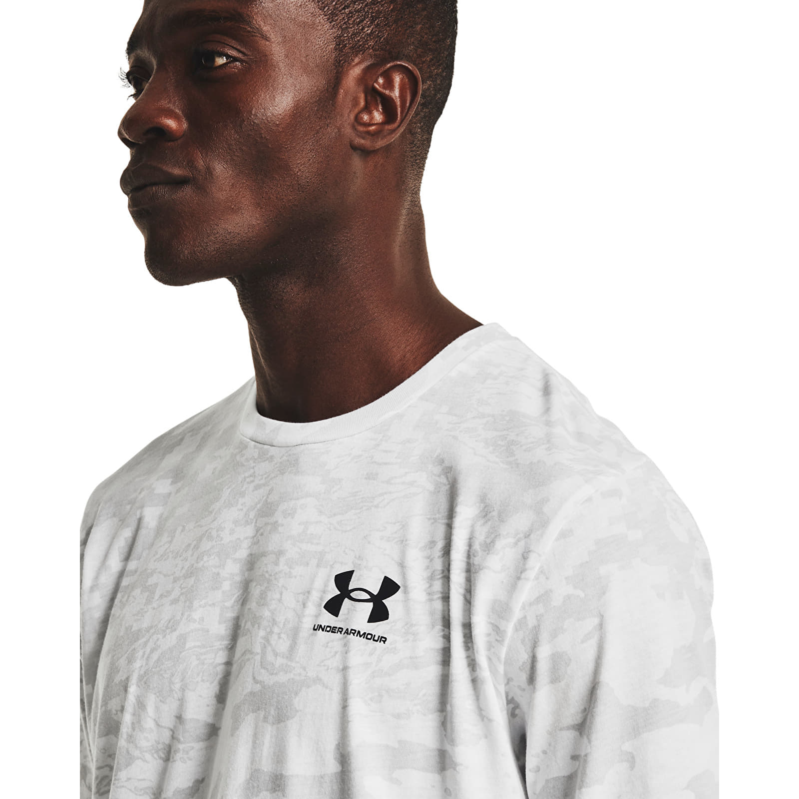 Camisetas Under Armour Under Armour Abc Camo SS White/ Mod Gray