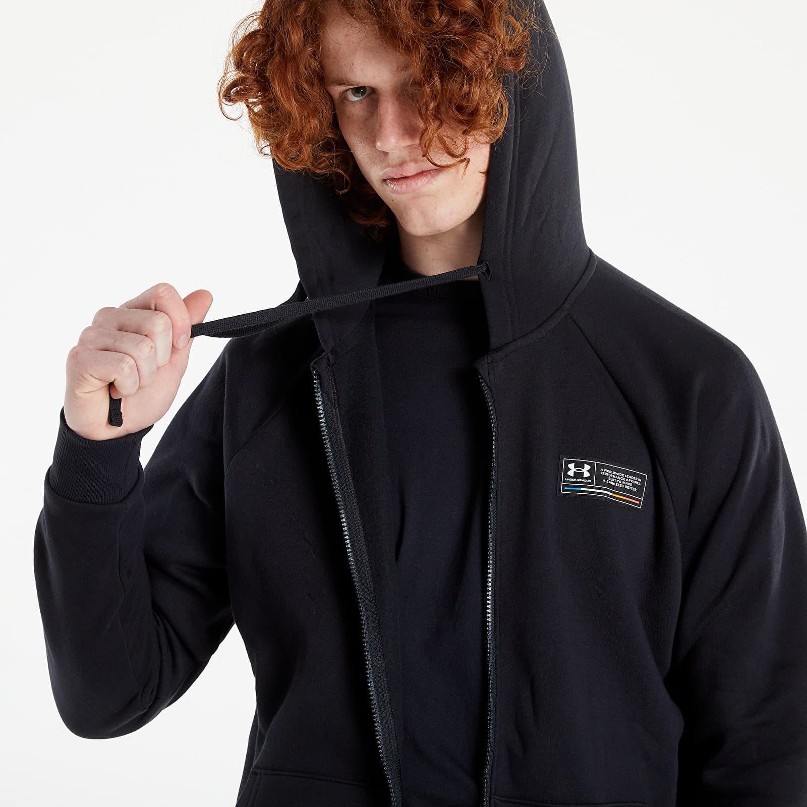 Регланы и толстовки Under Armour Under Armour Rival Fleece Chroma Fz Hd Black/ White