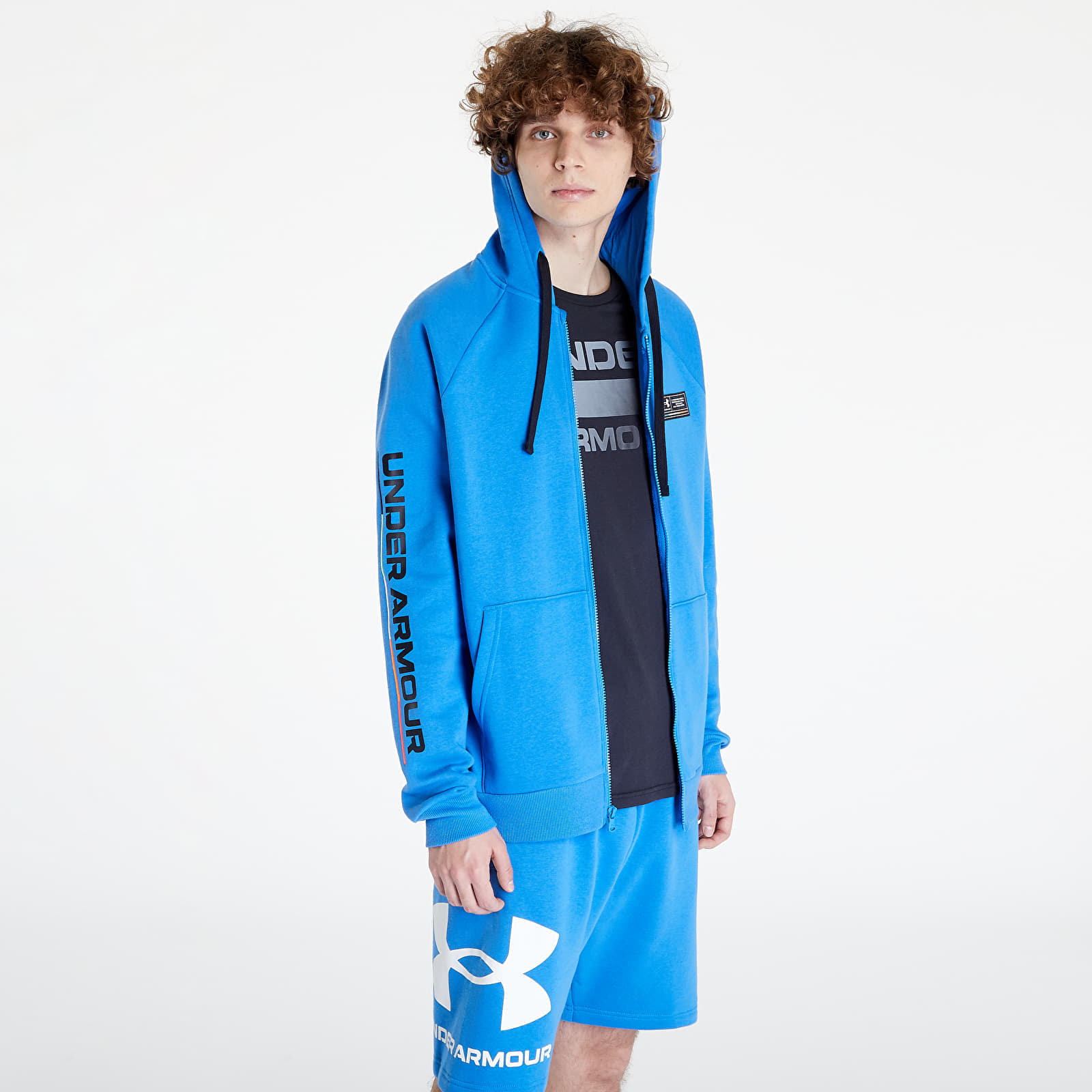 Hoodies and sweatshirts  Under Armour Rival Fleece Chroma Fz Hd Victory Blue/ White