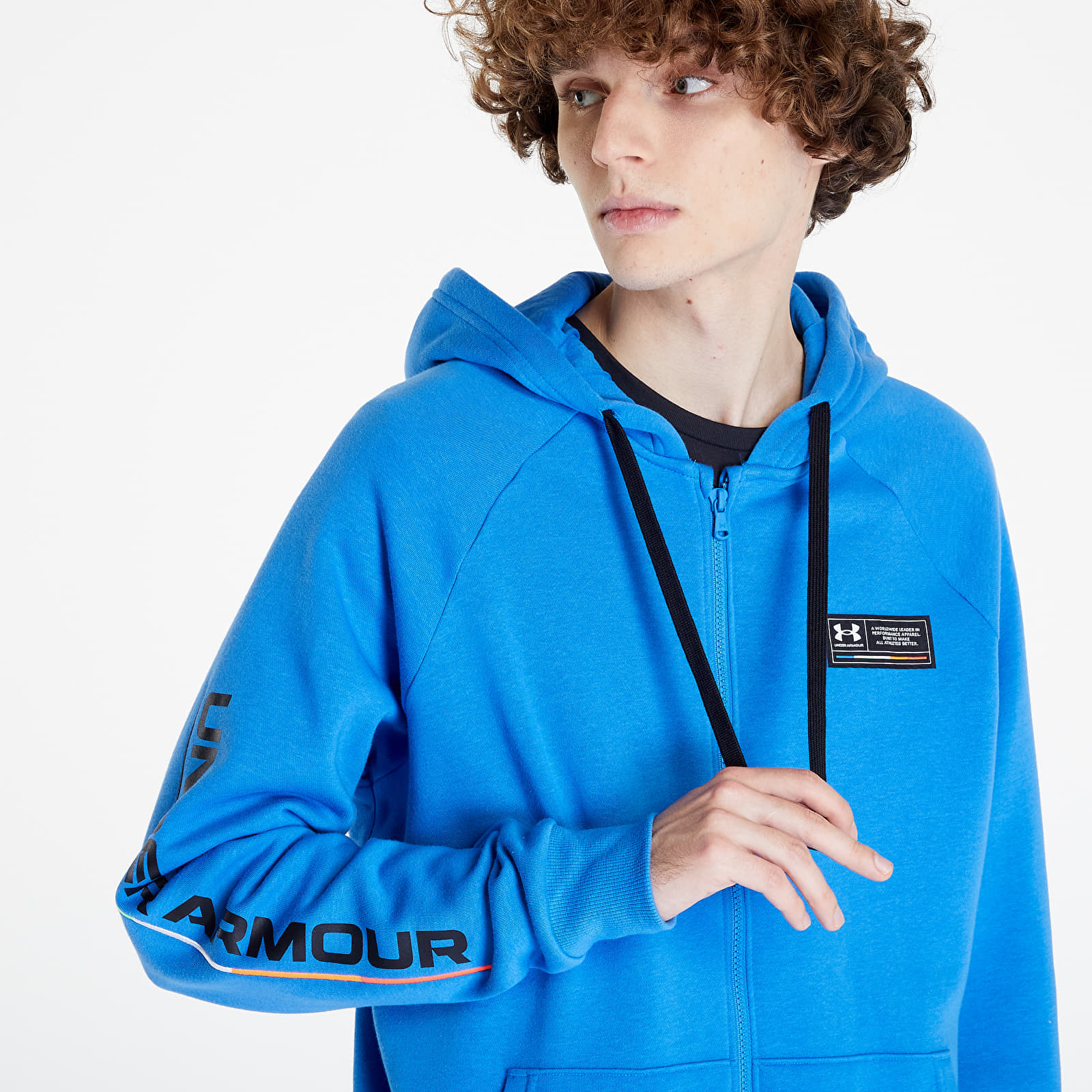 Hoodies and sweatshirts  Under Armour Rival Fleece Chroma Fz Hd Victory Blue/ White