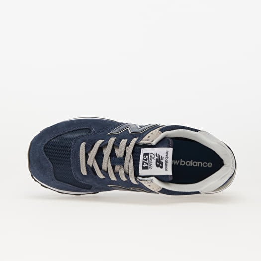 New balance 574 men's navy blue hot sale