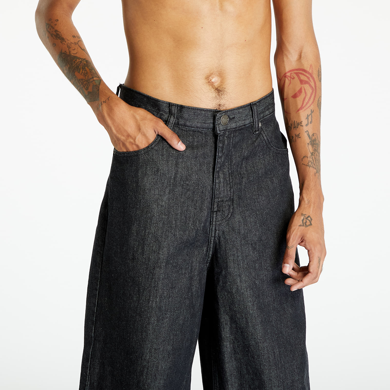 Jeans Urban Classics 90's Loose Jeans Realblack Washed