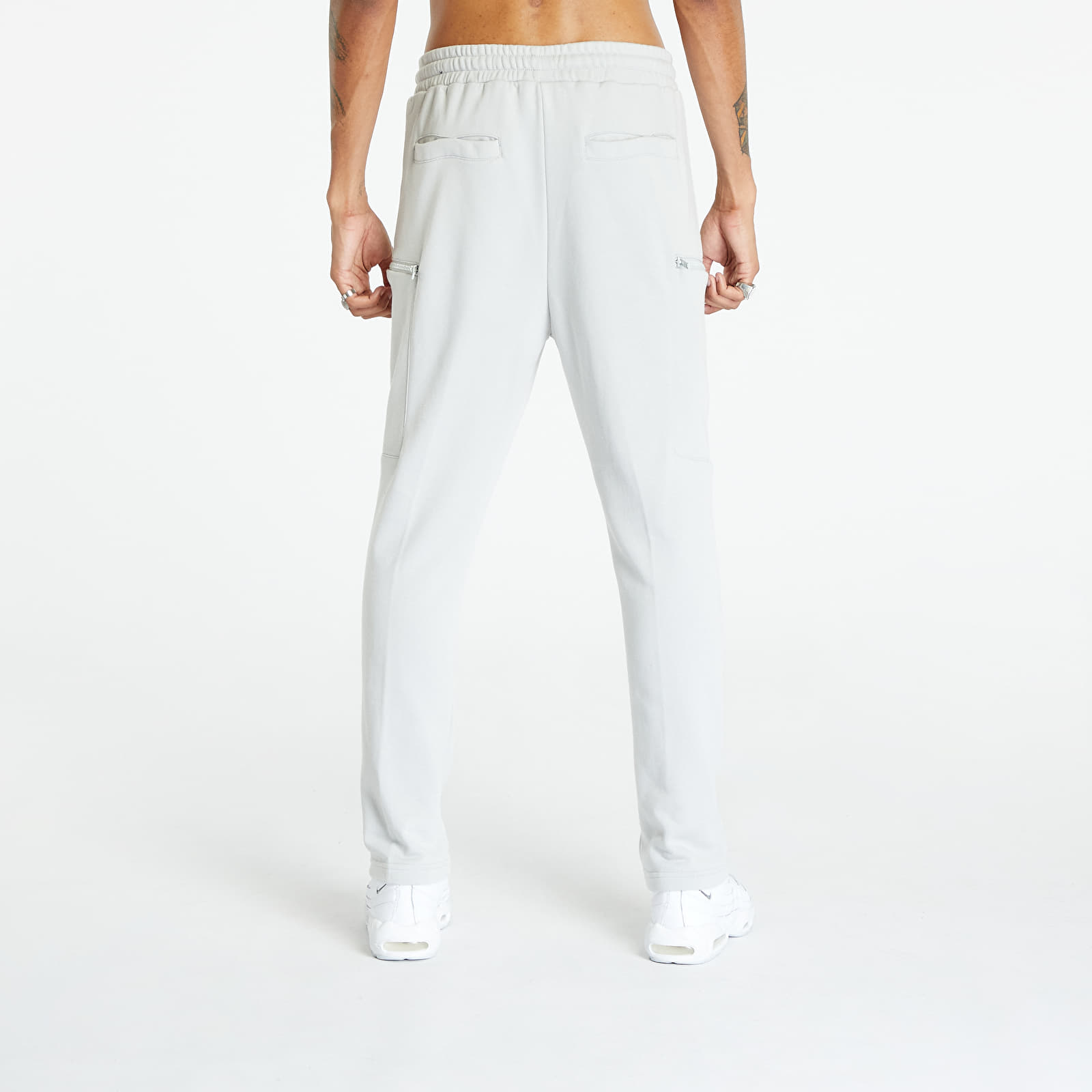 Spodnie dresowe Urban Classics Low Crotch Cargo Sweatpants Lightasphalt